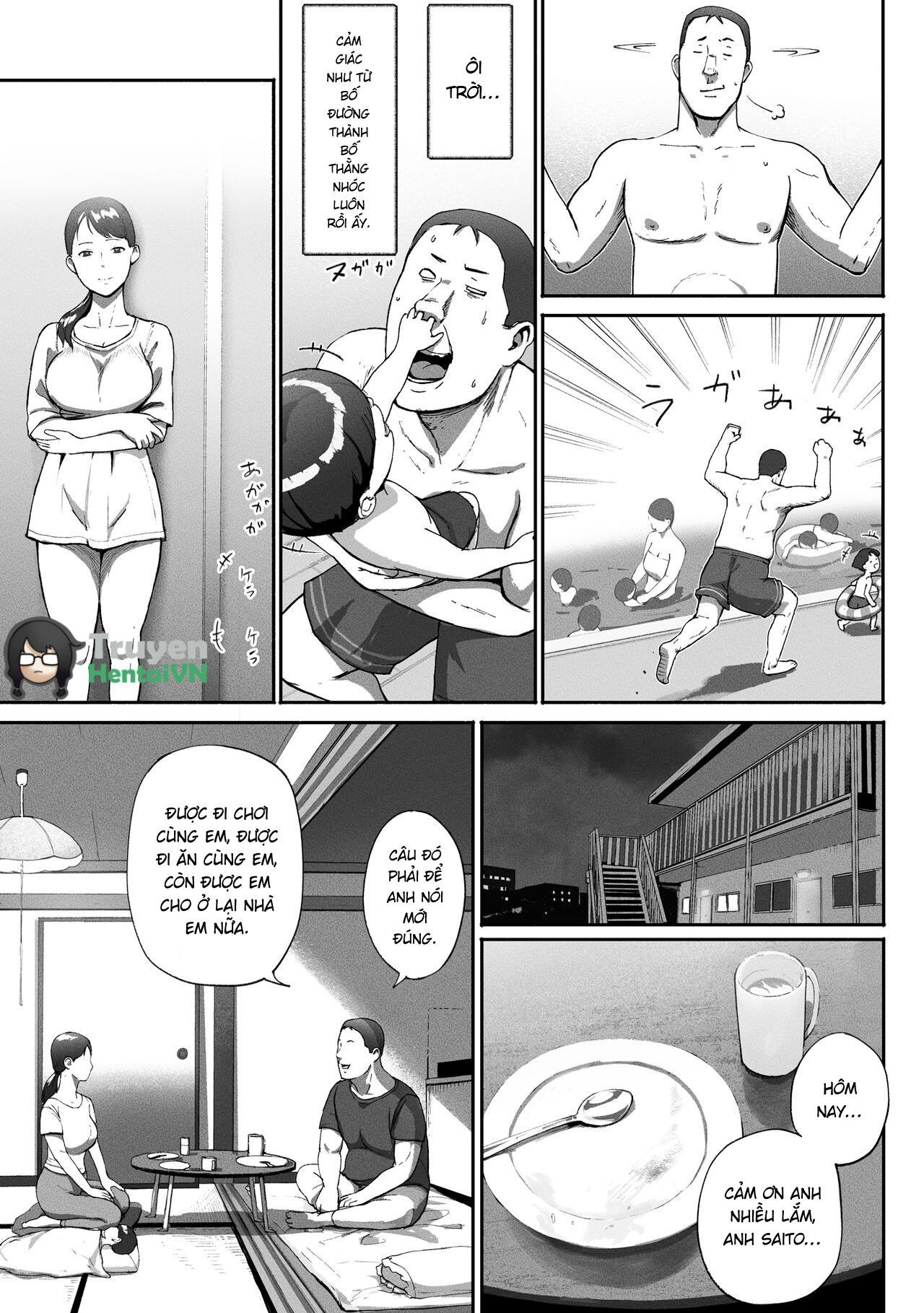 Đọc truyện hentai SinMama Papakatsu ~Shokuba no Joshi to Appli de Deattara~ - Oneshot