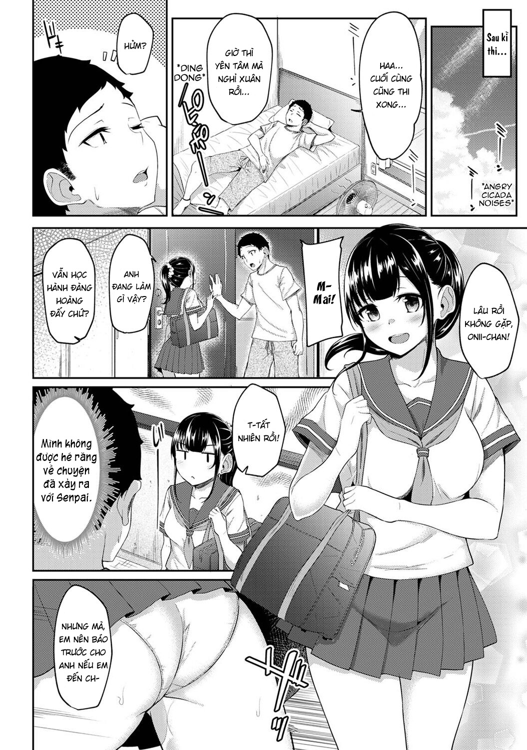 Đọc truyện hentai Tôi cố chịch em gái khi thấy ẻm mặc tạp dề khỏa thân... - Chap 6