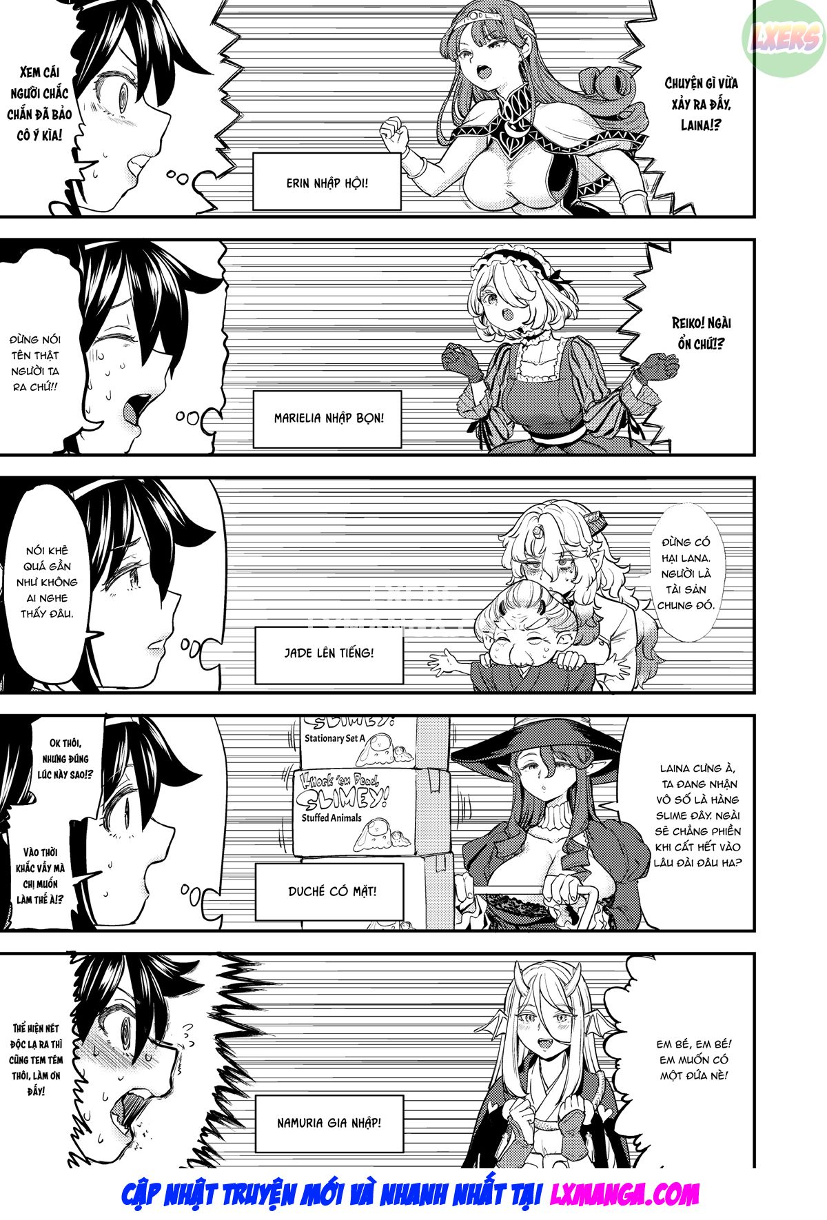 Đọc truyện hentai Tái sinh thành một nữ anh hùng có 5 người vợ quỷ - Chap 6