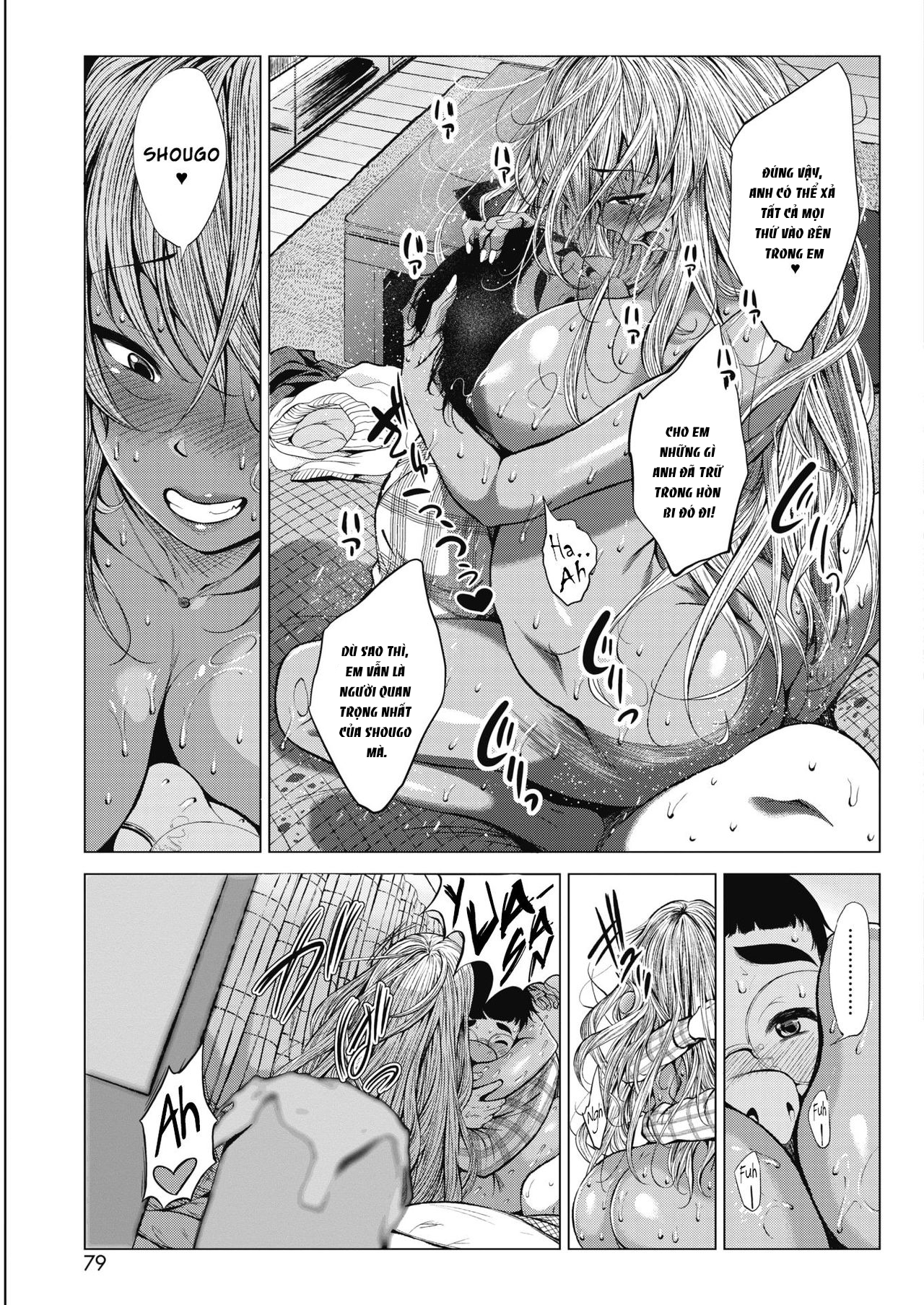 Đọc truyện hentai Sonogo no Kuro Gal-chan to Megane-kun - Oneshot