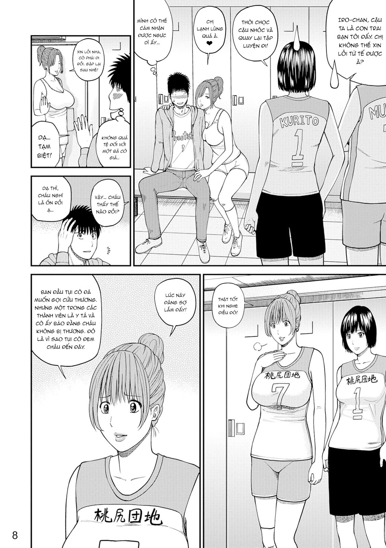 Đọc truyện hentai Momojiri District Mature Women's Volleyball Club - Chap 1