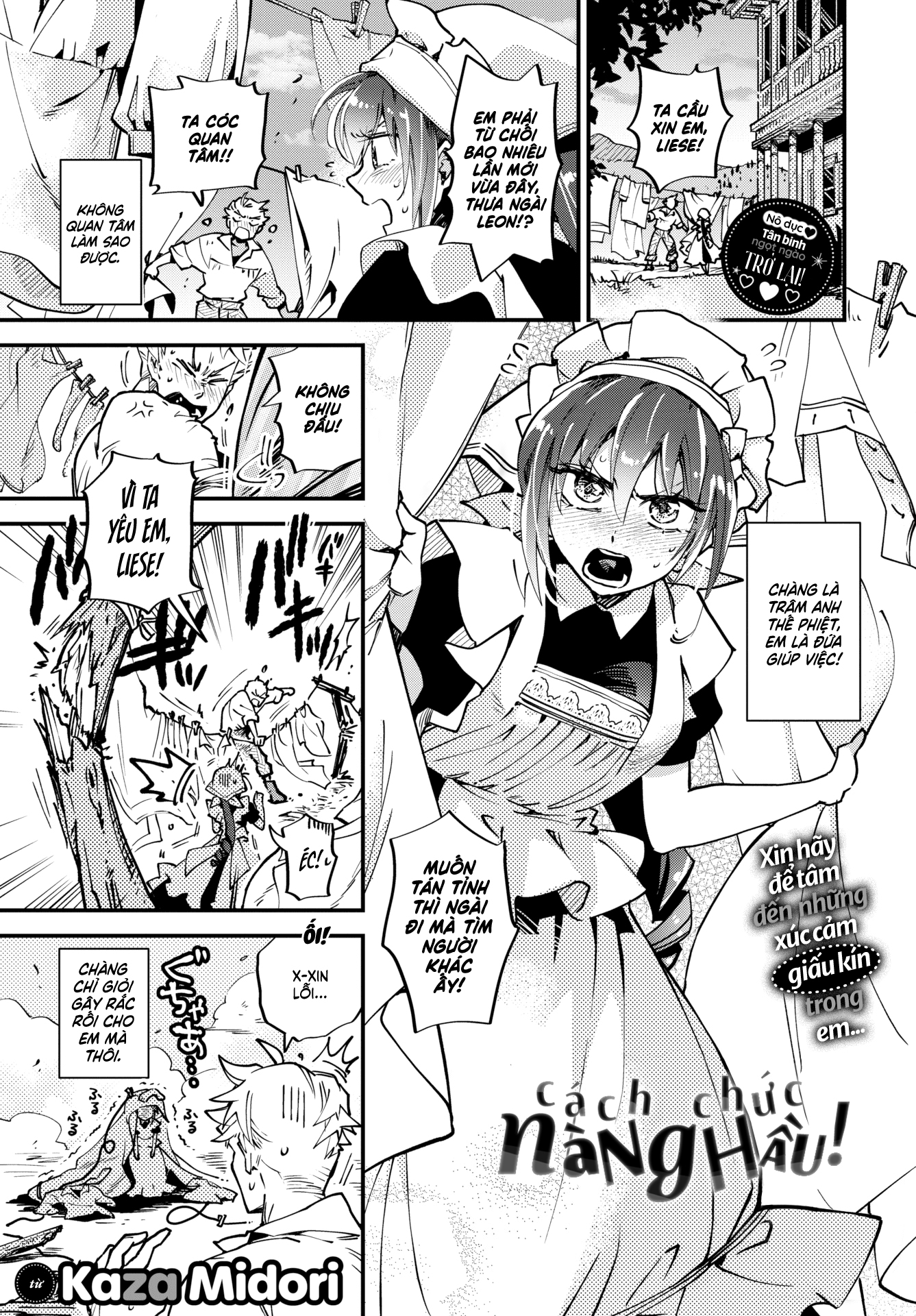 Đọc truyện hentai Cách Chức Nàng Hầu! - Oneshot