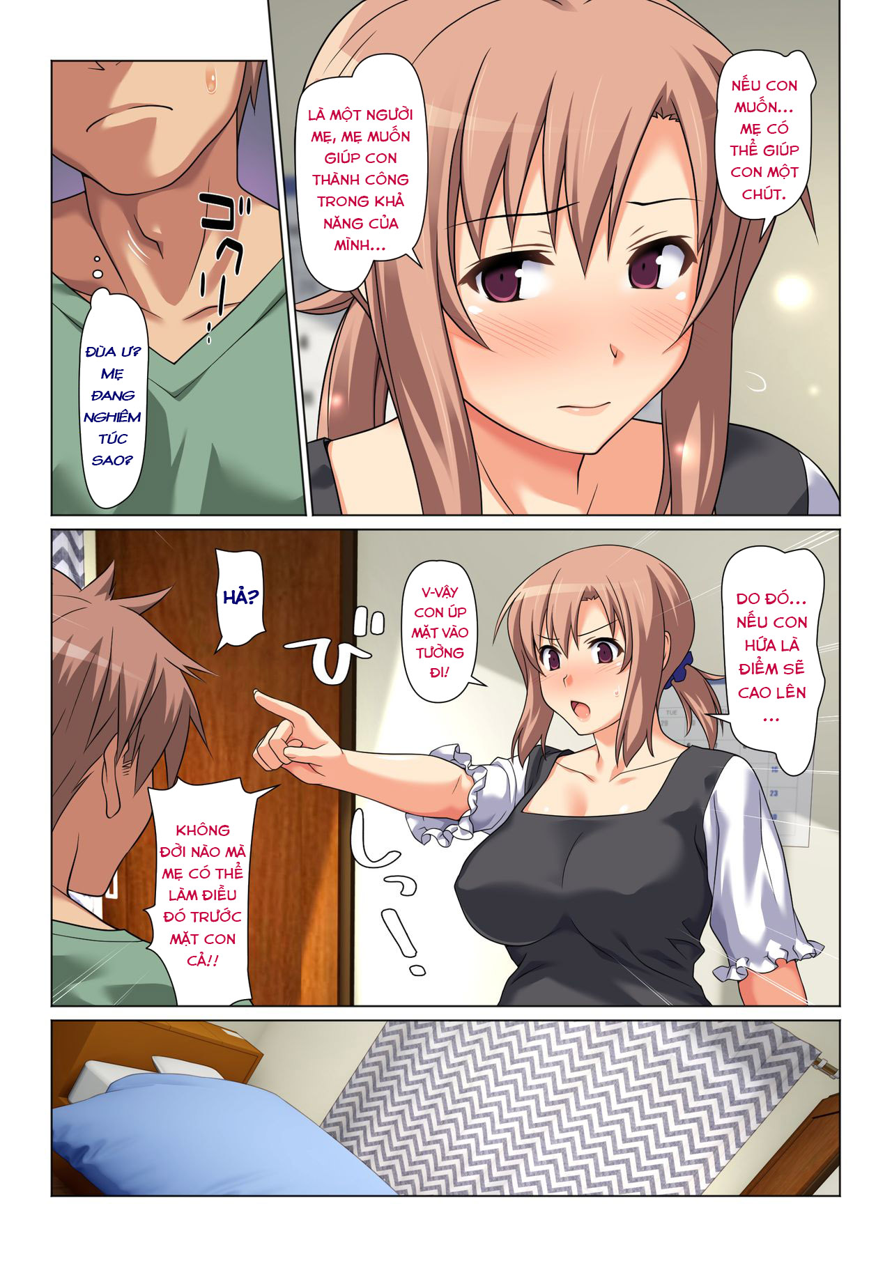 Đọc truyện hentai His Mother gets him off every day as long as his grades improve - Oneshot-1