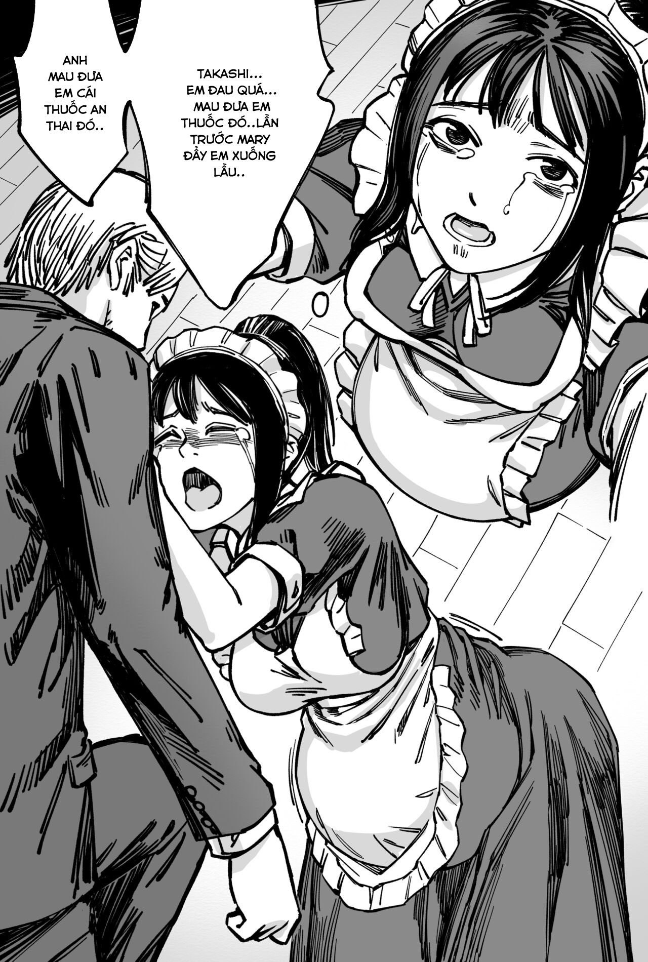 Đọc truyện hentai Gia đình giàu có sống sót - Chap 1