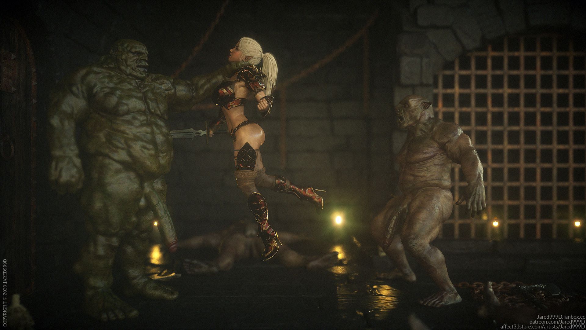 Đọc truyện hentai Elf Slave - Chapter 7: Double Trouble