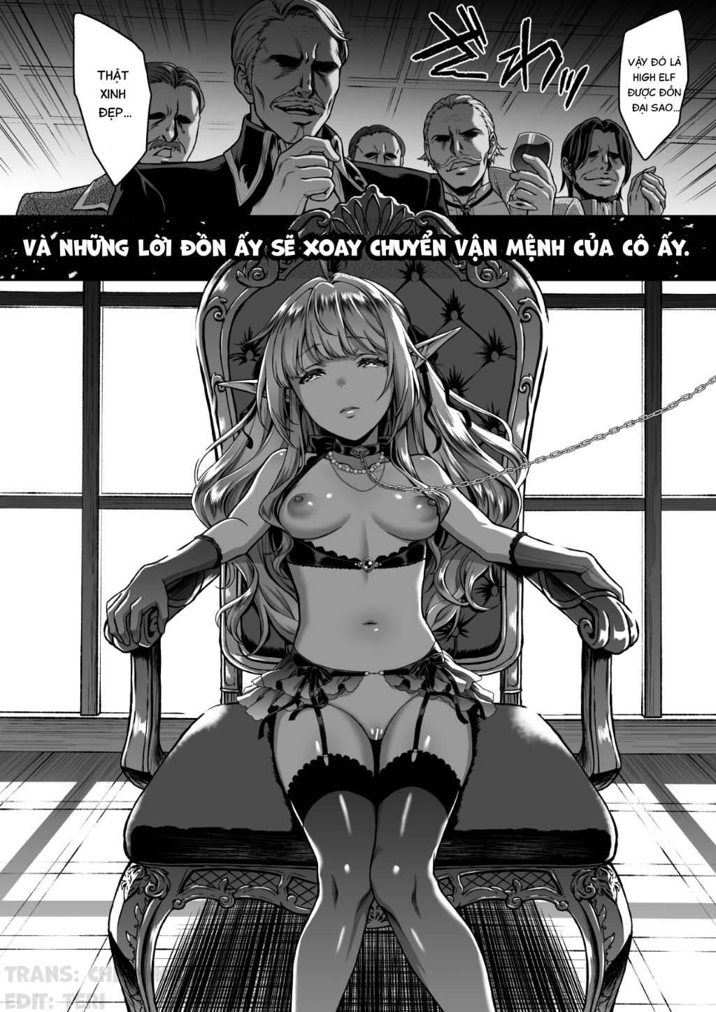 Đọc truyện hentai Tasogare No Shou Elf 4 - Oneshot