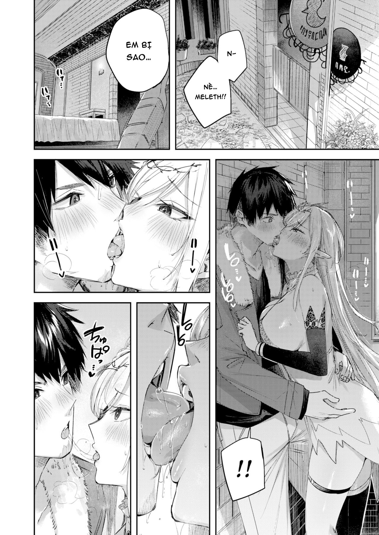 Đọc truyện hentai Anh chàng thợ săn và cô yêu tinh may mắn - Chap 4