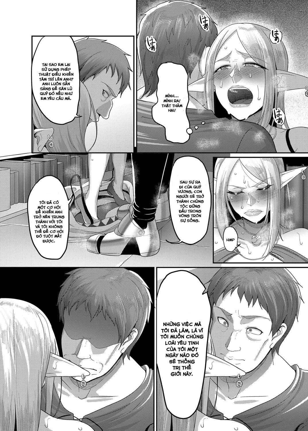 Đọc truyện hentai Takabisha Elf Kyousei Konin - Chap 1