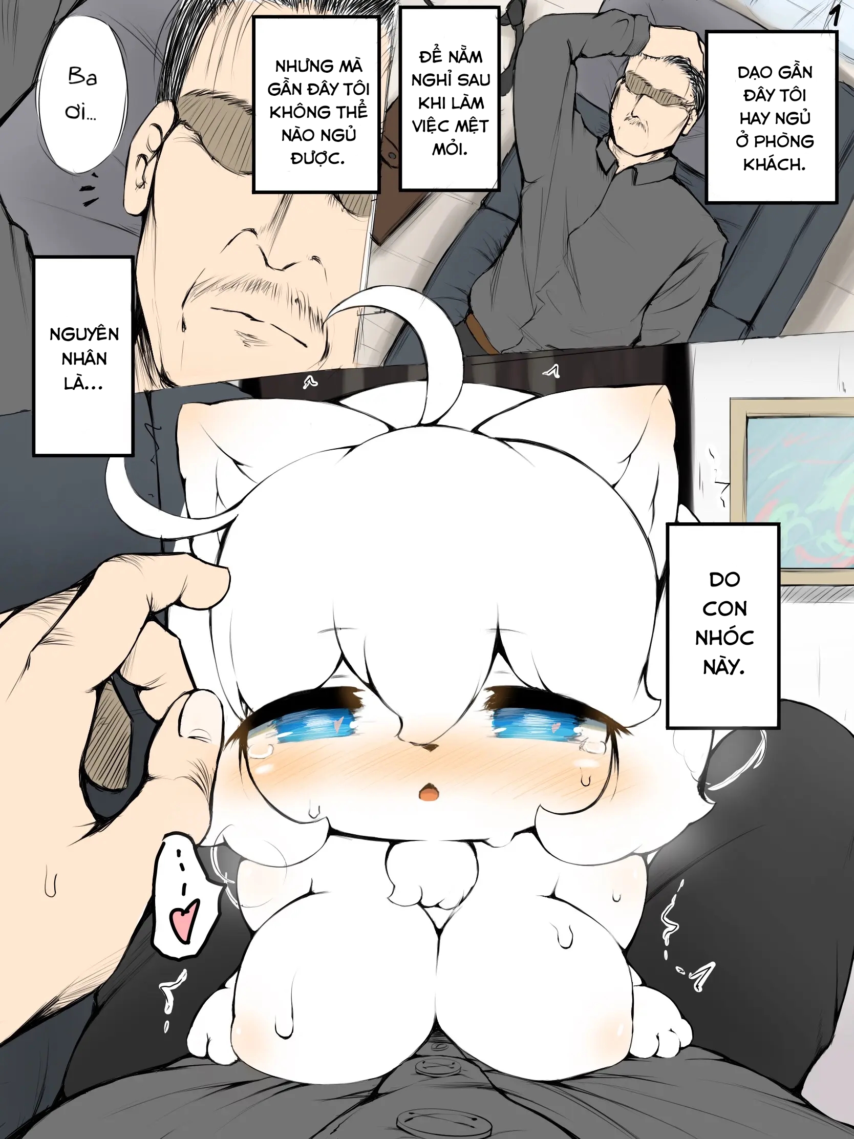 Đọc truyện hentai Đứa nhóc nhỏ thèm chịt của tôi - Oneshot