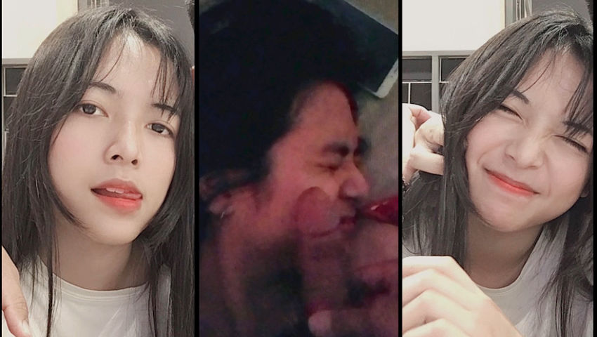 Cầm cu tát vỡ alo em rau dâm mới lớn. Quật cu vào mặt bép bép thế này sao chịu nổi