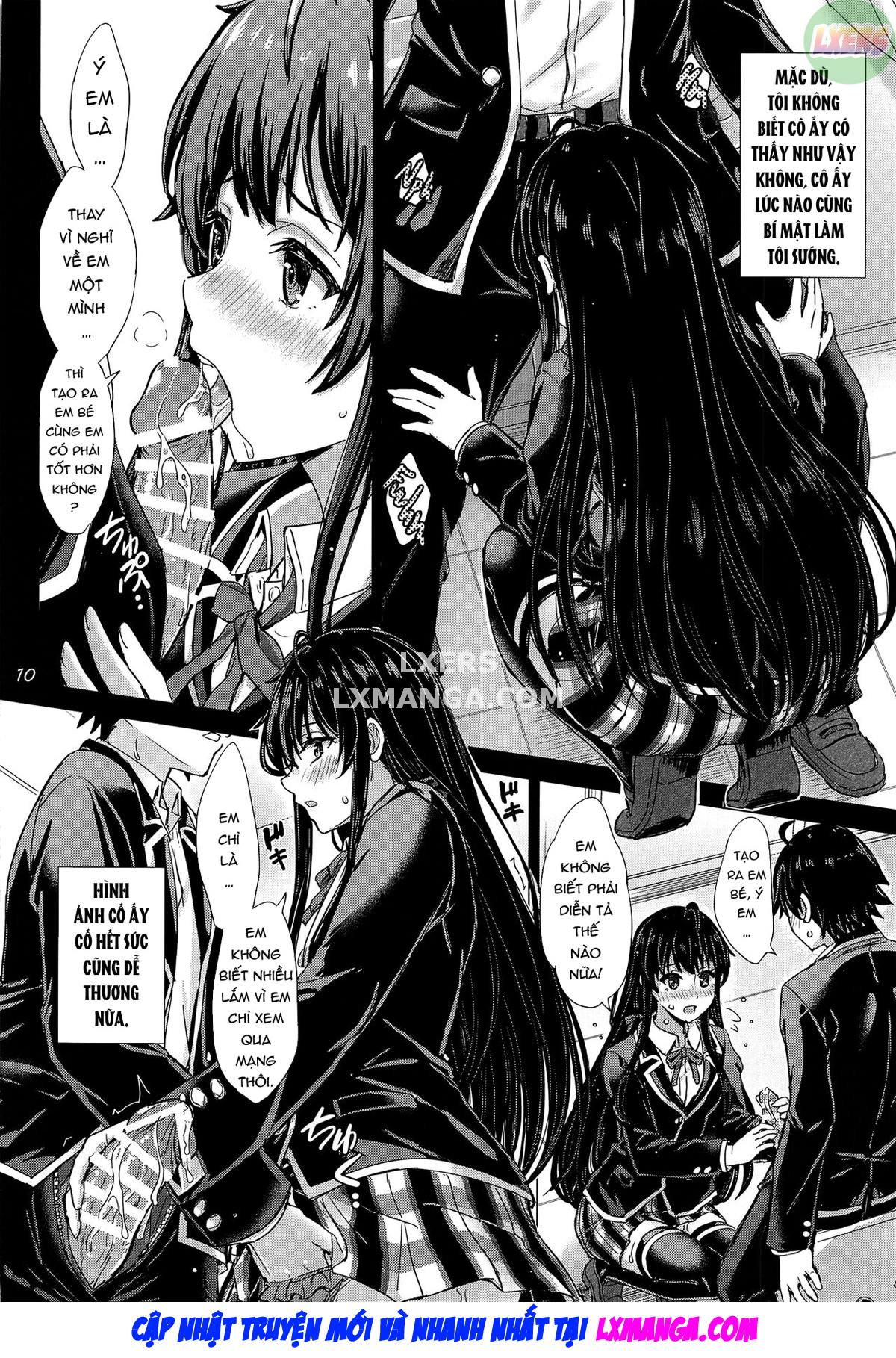Đọc truyện hentai Bí mật nghịch ngợm của chị em nhà Yukinoshita. - Oneshot