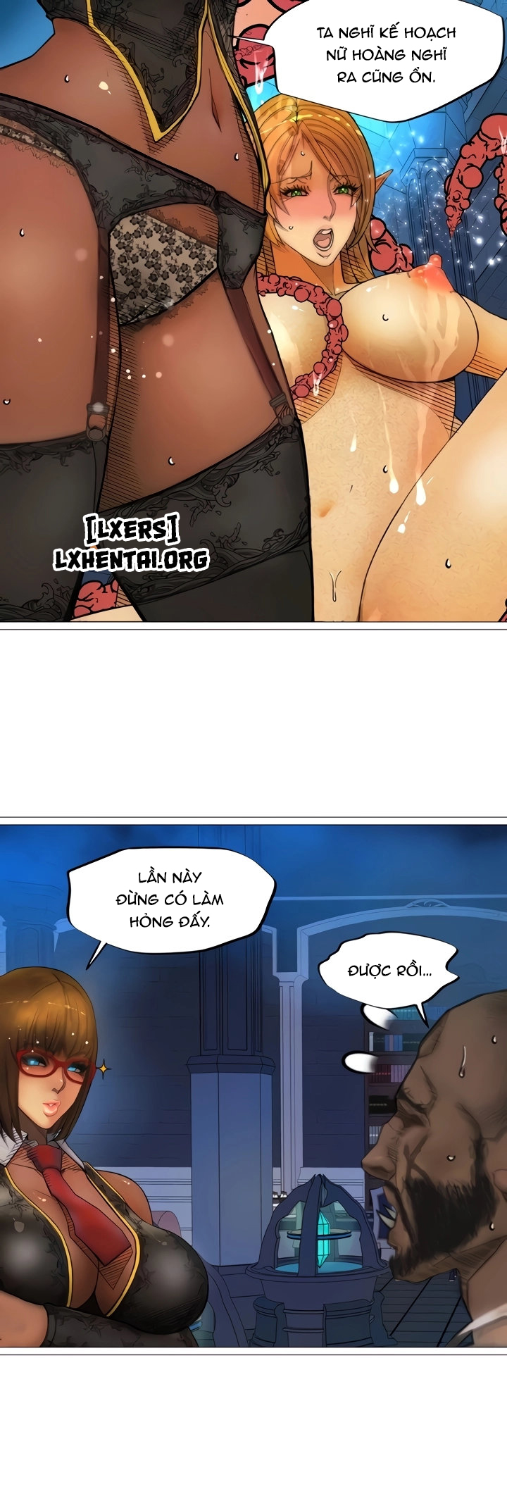 Đọc truyện hentai Nữ Hoàng Dark Elf Và Nô Lệ Orc - Chap 25