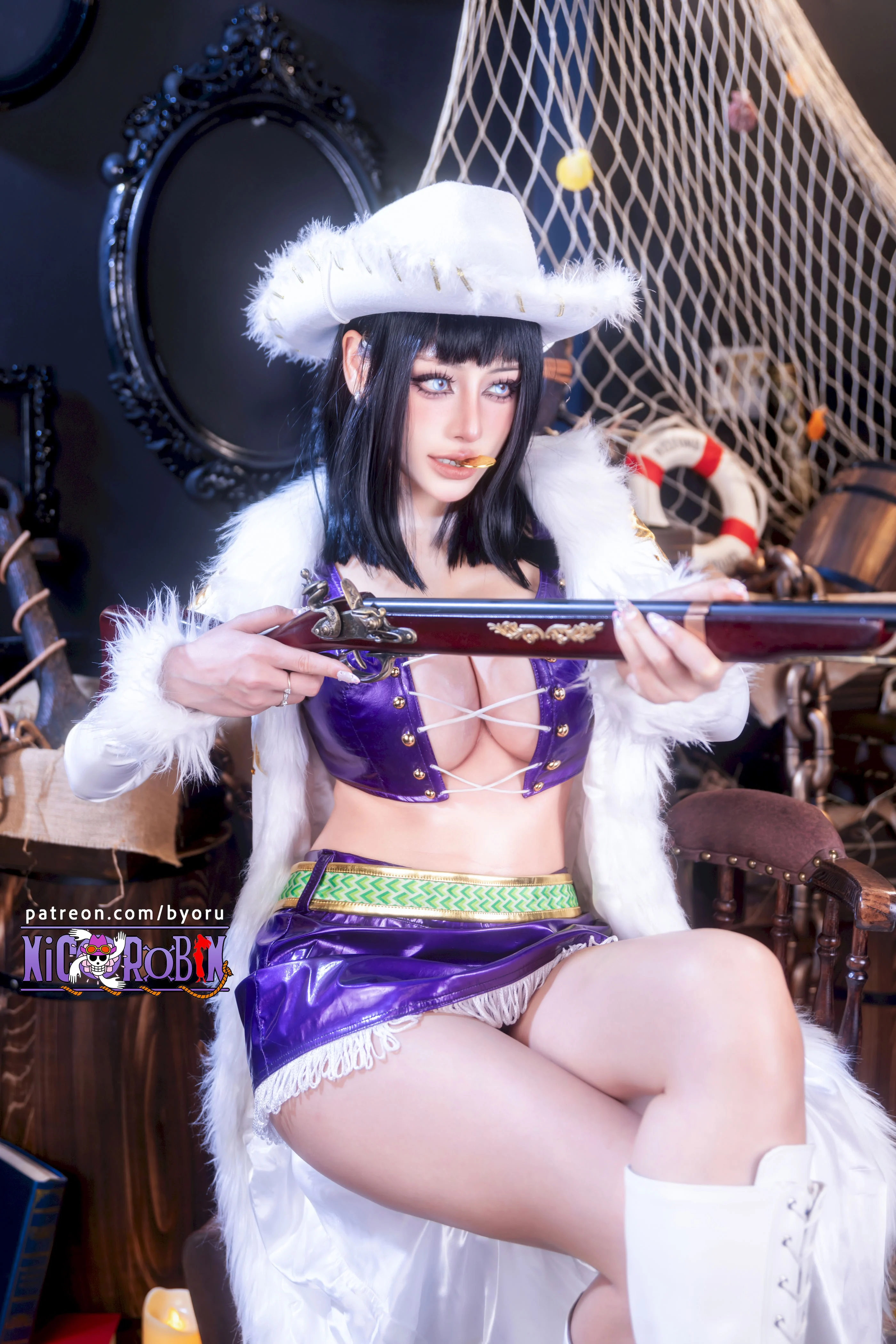 Đọc truyện hentai Tuyển tập Albums siêu phẩm Cosplay - Chap 1423 - Byoru - Nico Robin - Baroque Works