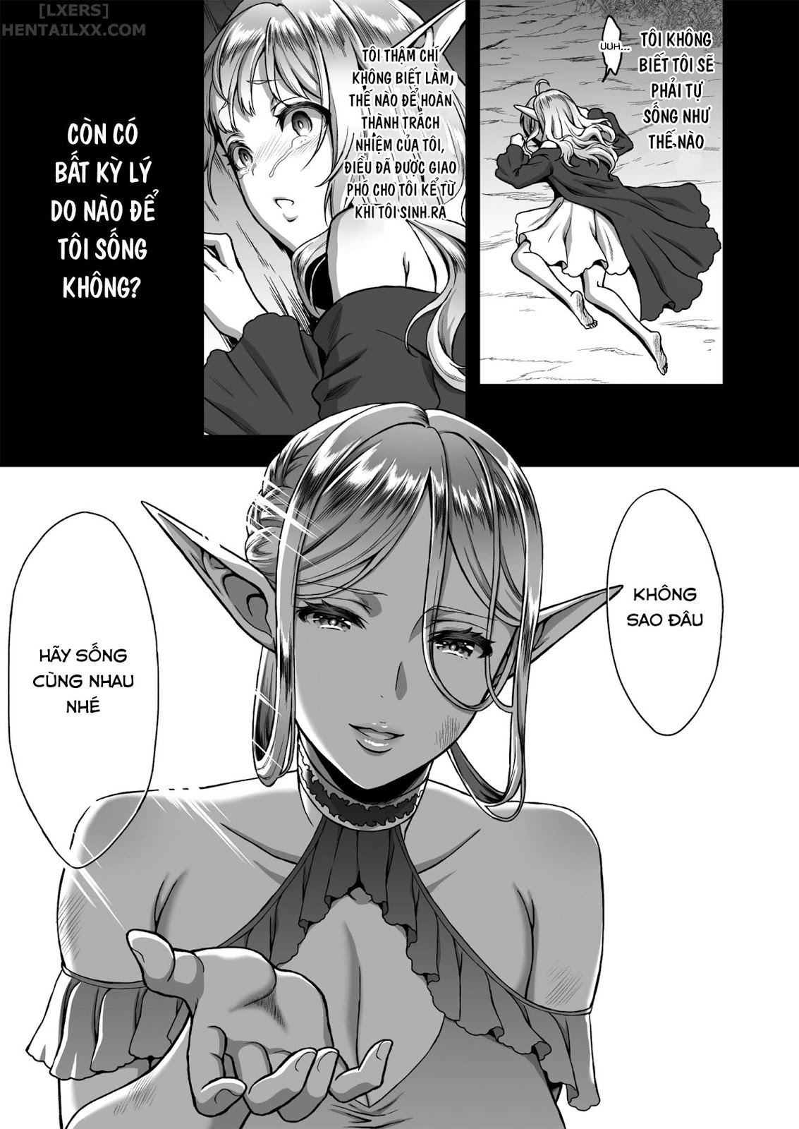 Đọc truyện hentai Tasogare No Shou Elf - Chap 4