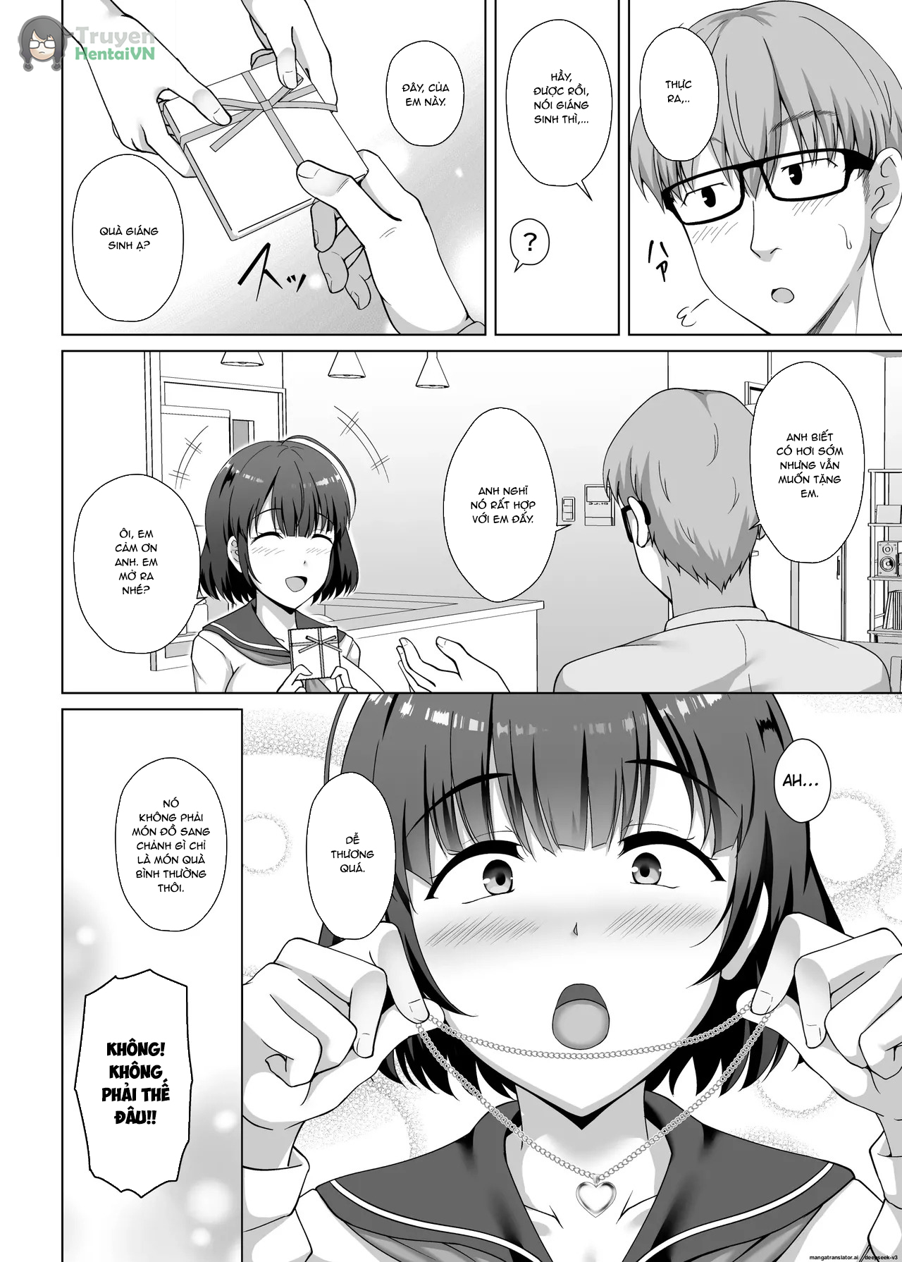 Đọc truyện hentai Imouto ga Asagaeri shita Christmas ~Teshio ni Kaketa Imouto wa Yarichin Kareshi ni Sei no Roku Jikan Kotteri Dakareteita~ - Oneshot