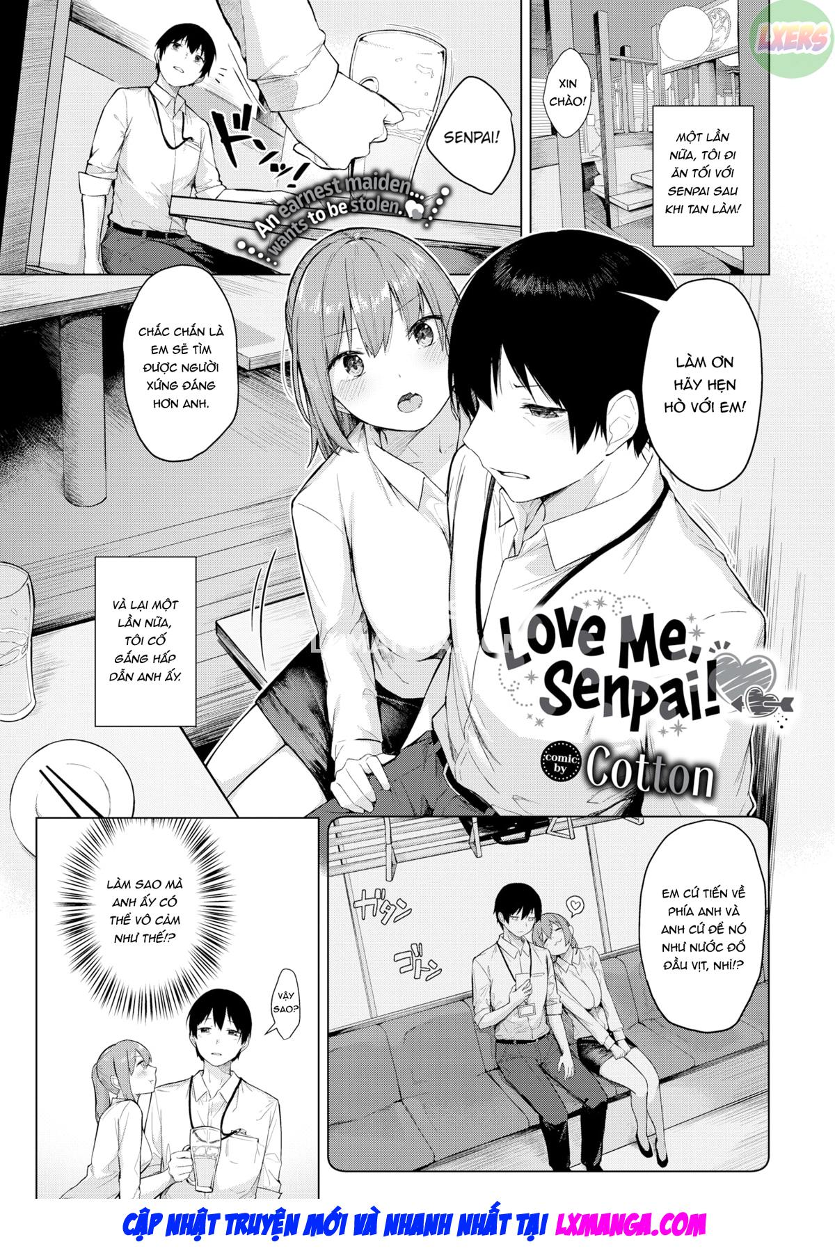 Đọc truyện hentai Love Me, Senpai! - Oneshot