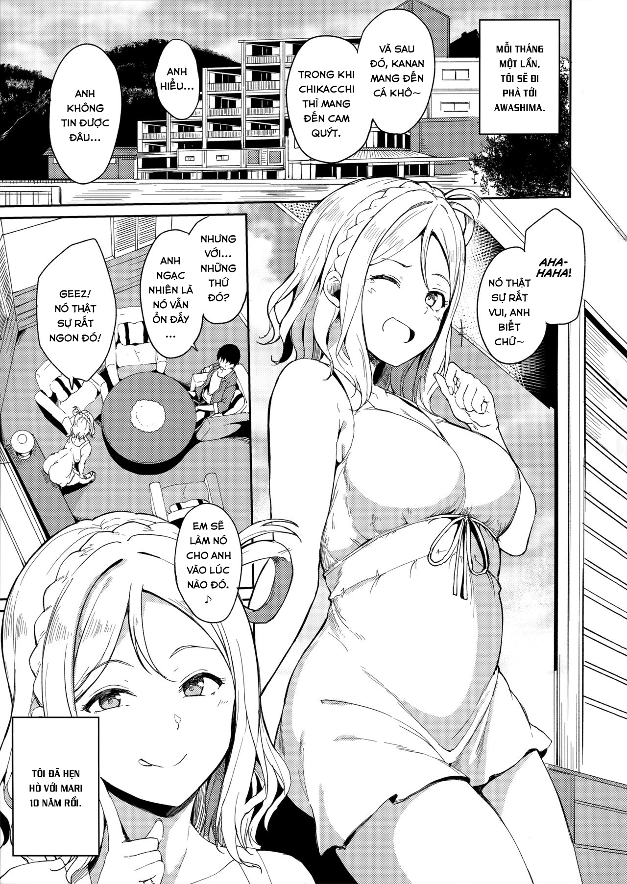 Đọc truyện hentai Ohara no Kyuujitsu - Oneshot