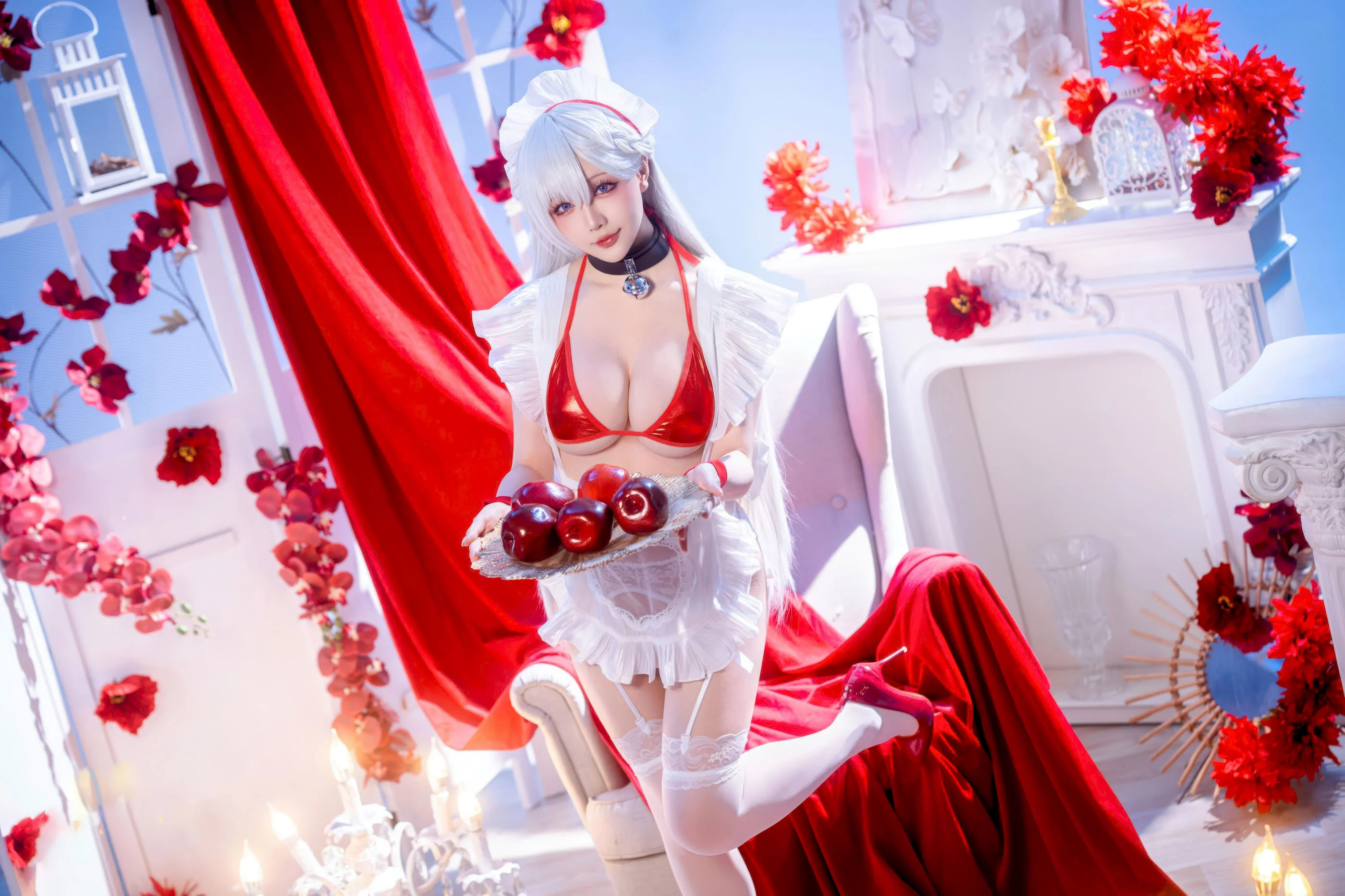 Đọc truyện hentai Tuyển tập Albums siêu phẩm Cosplay - Chap 1434 - Starry Night - (First Half) Azur Lane Belfast