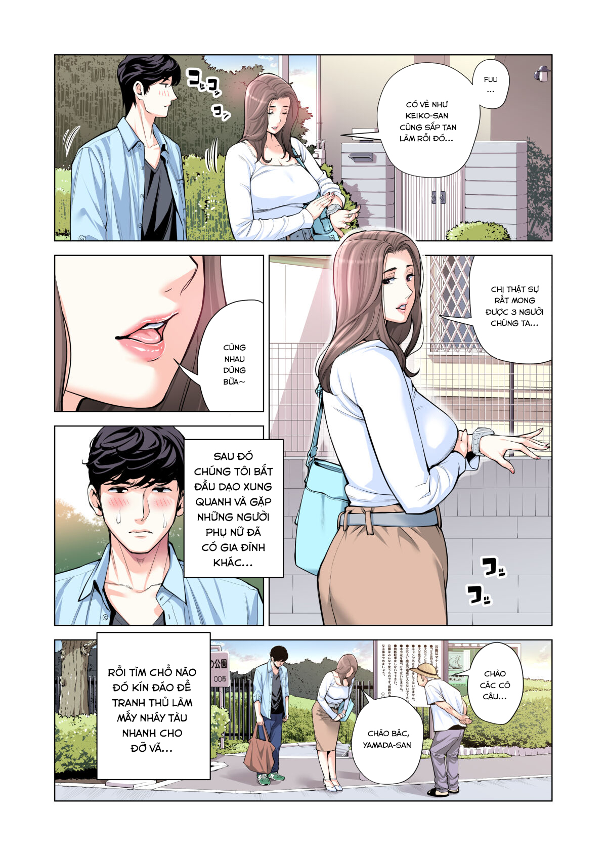 Đọc truyện hentai Jichikai no Hitozuma wa Totemo H deshita - Chap 3