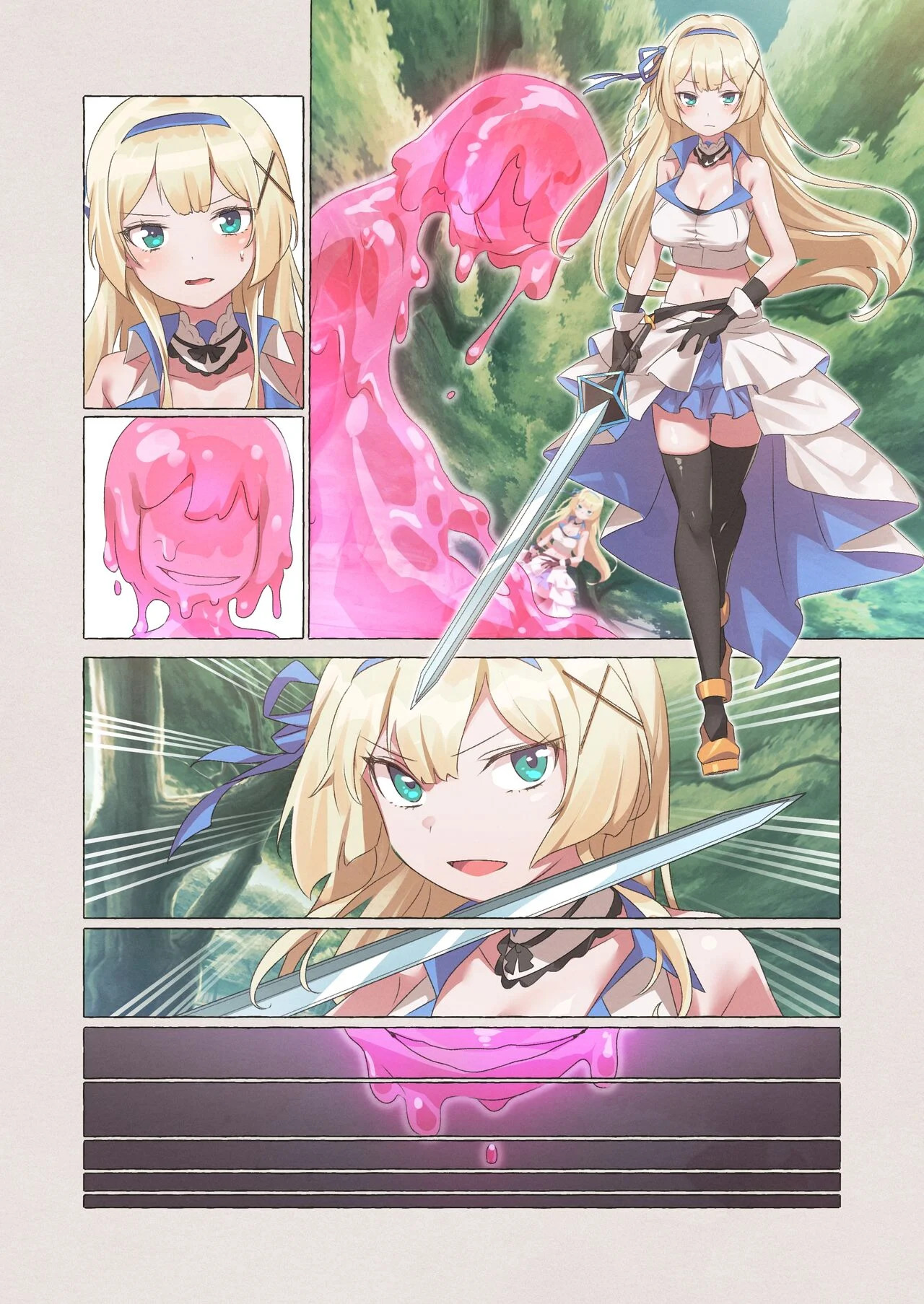 Đọc truyện hentai Slime Pandemic ~princess knightess succumbs to a slime's energy drain~ - Oneshot