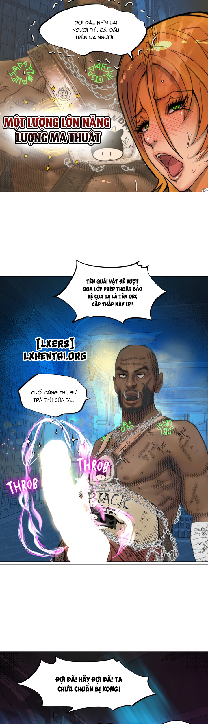 Đọc truyện hentai Nữ Hoàng Dark Elf Và Nô Lệ Orc - Chap 21