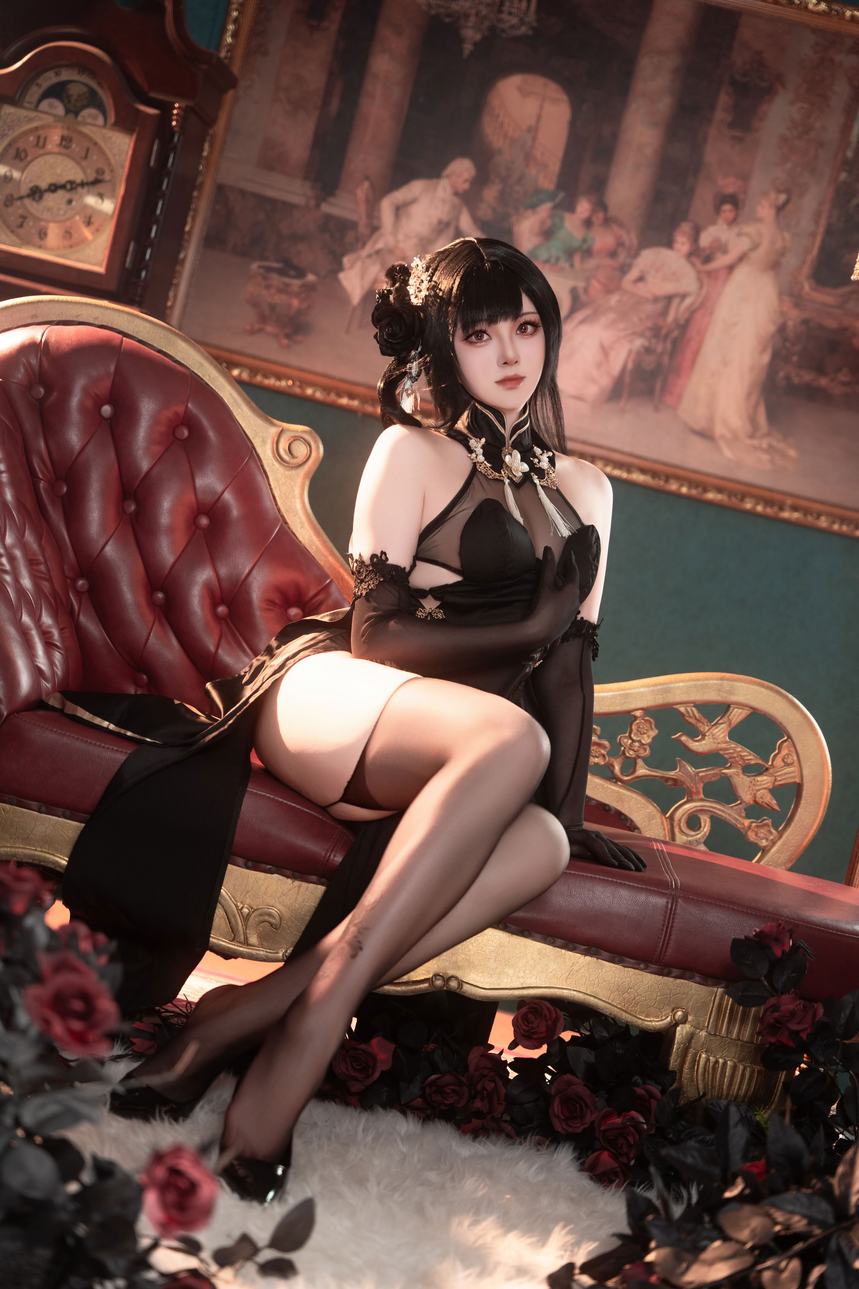 Đọc truyện hentai Tuyển tập Albums siêu phẩm Cosplay - Chap 1241 - Natsuko - Azur Lane Zhenhai Cheongsam