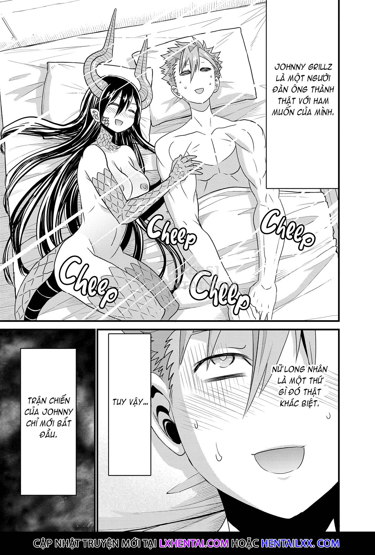 Đọc truyện hentai Monster Girls With a Need for Seed - Chap 3 - A Dragons Debt