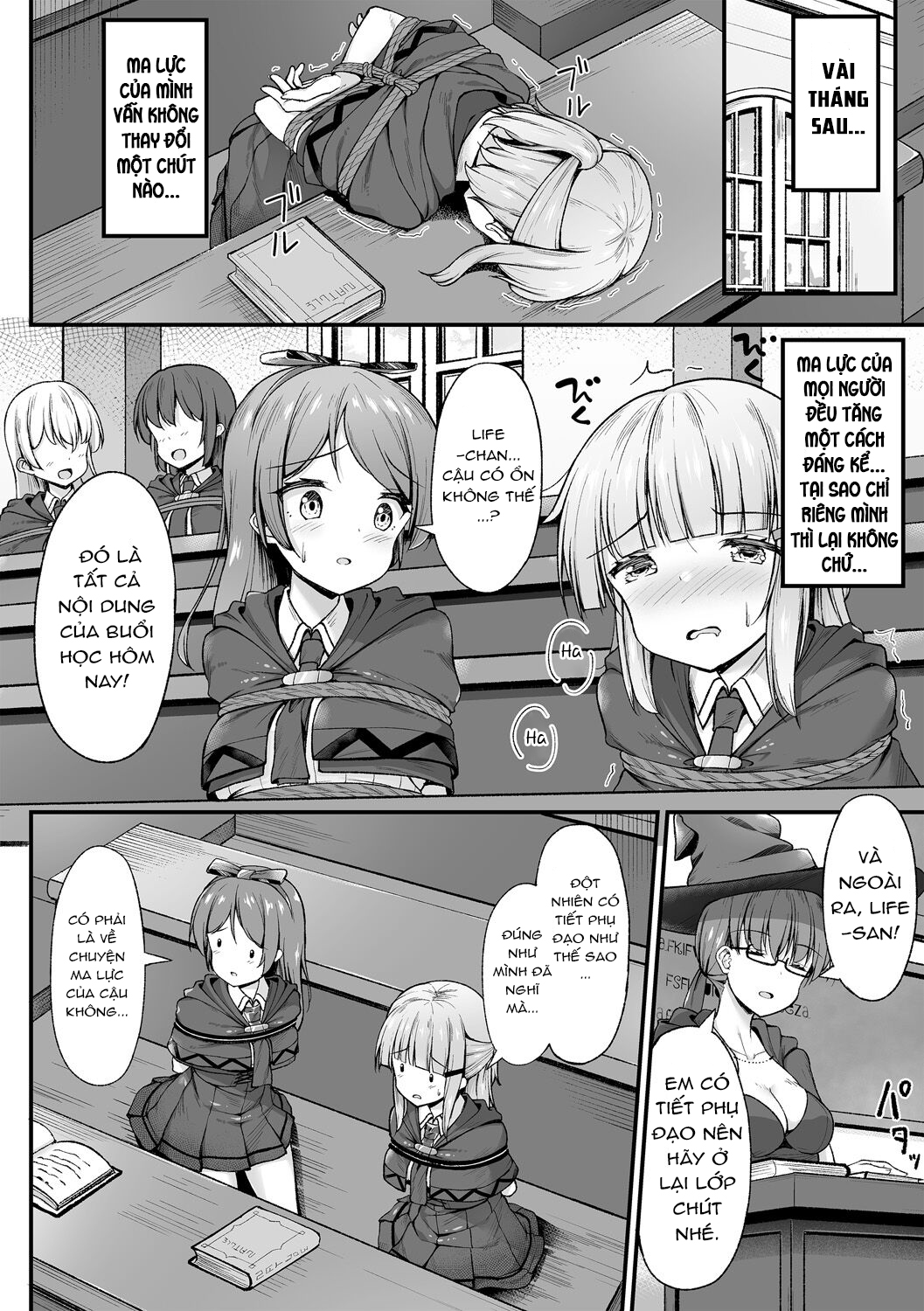 Đọc truyện hentai Cuộc sống trói buộc tại trường phép thuật! - Oneshot