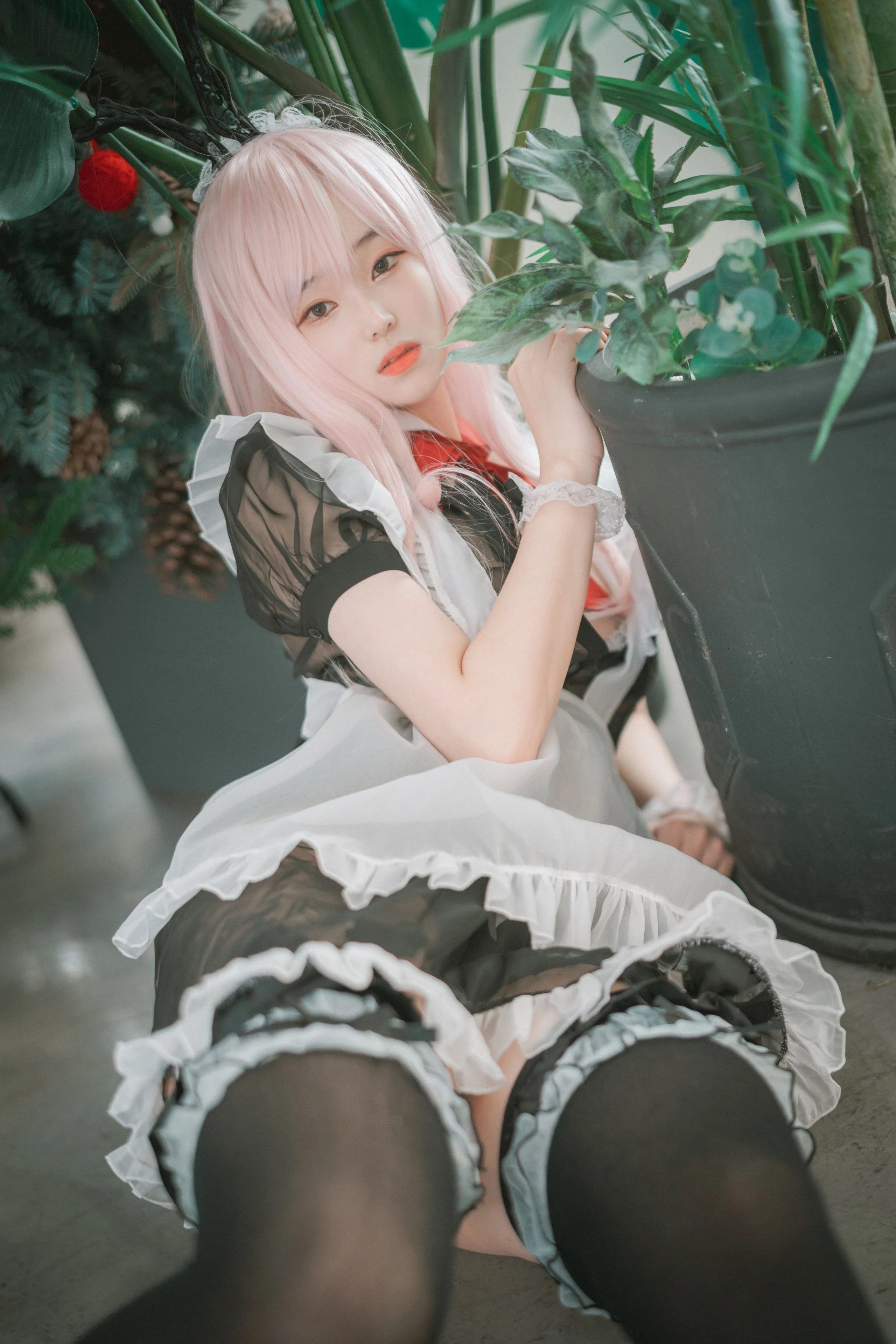 Đọc truyện hentai Tuyển tập Albums siêu phẩm Cosplay - Chap 768 - [DJAWA] Bambi - Sheer Bunny Maid