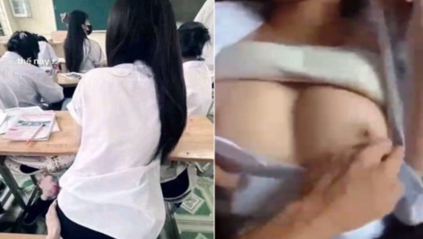 Clip sex lừa em nữ sinh học cùng lớp tín chỉ sang nhà trao đổi bài tập và cái kết