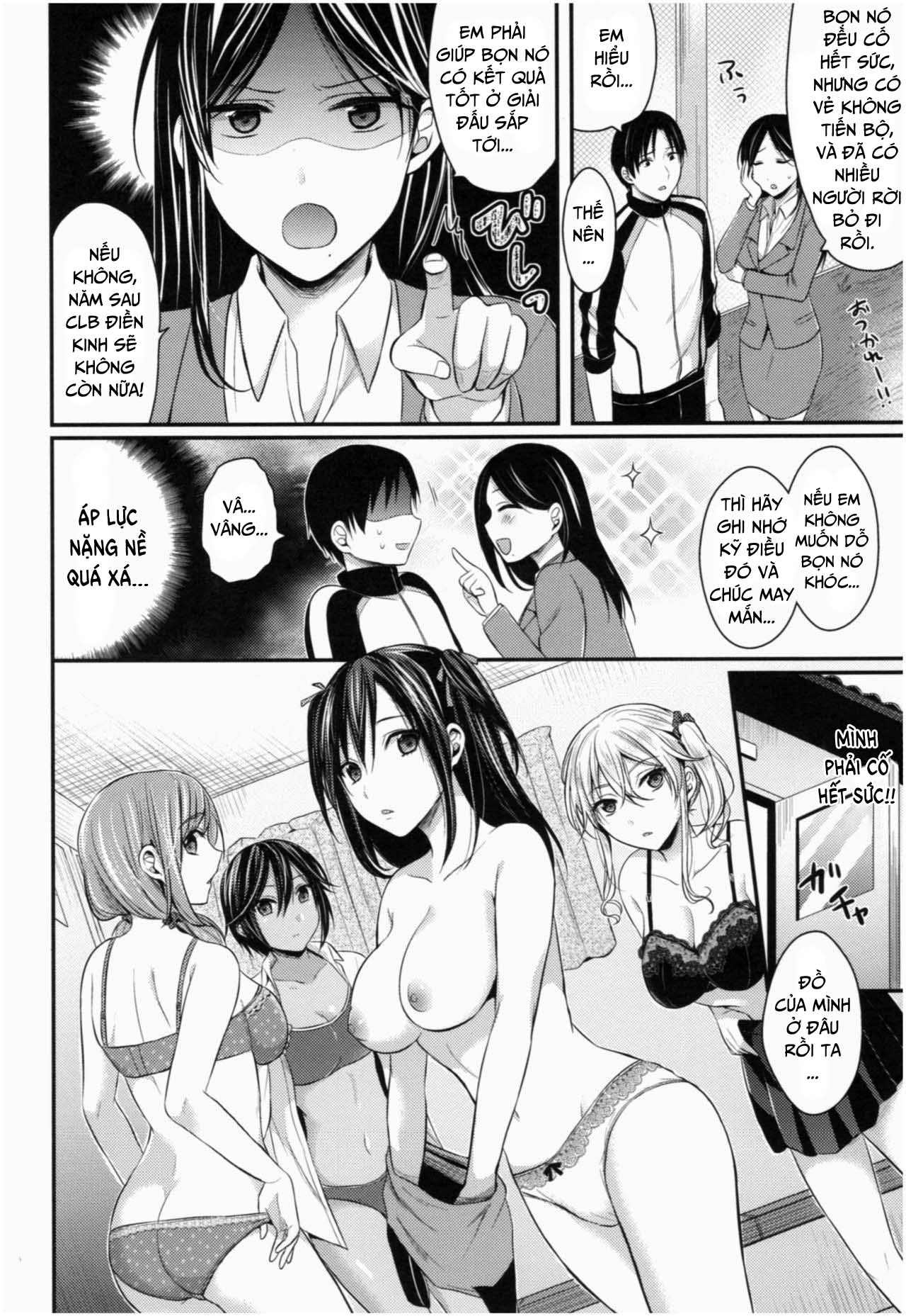 Đọc truyện hentai Joshi Rikujoubu Harem Training - Chap 1