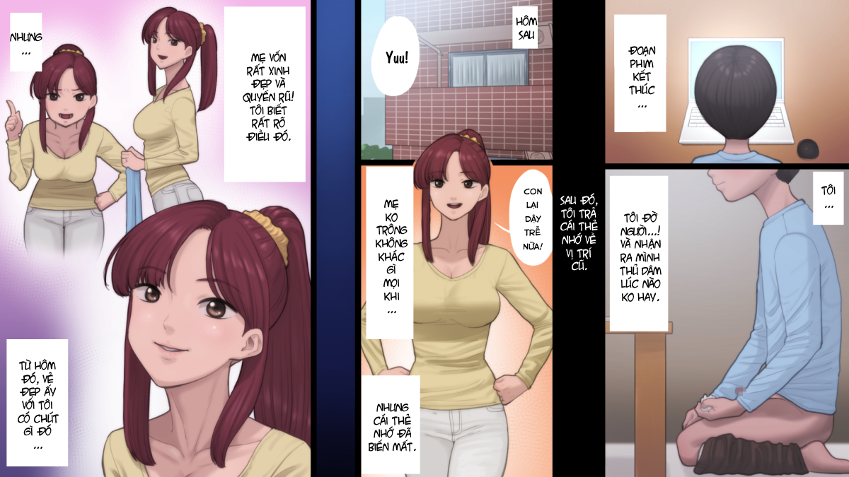 Đọc truyện hentai Haha wa Kayoi Seidorei - Oneshot - Có che