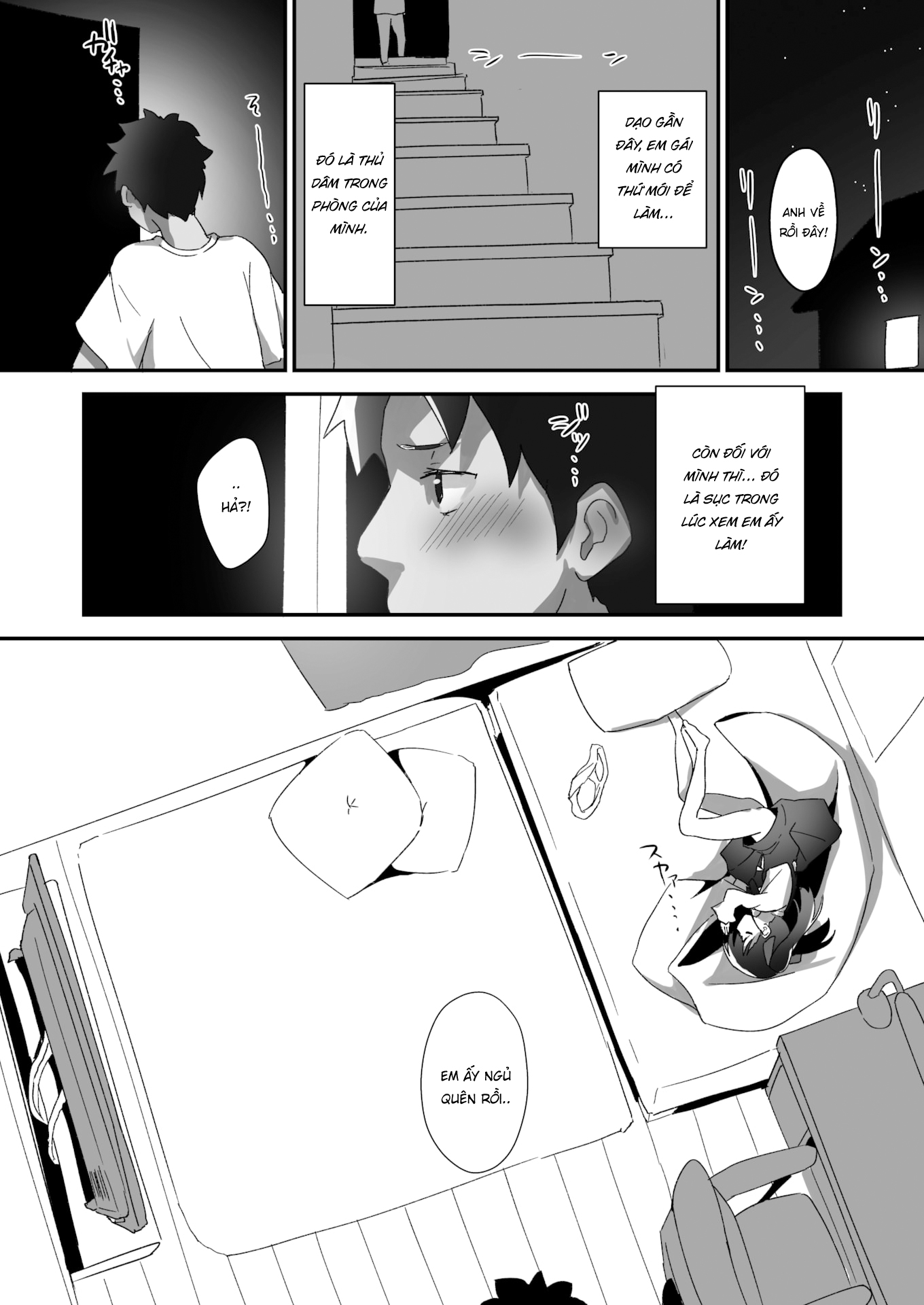 Đọc truyện hentai Hoan lạc mỗi ngày - Chap 1.5 - Cách để đánh thức em gái!