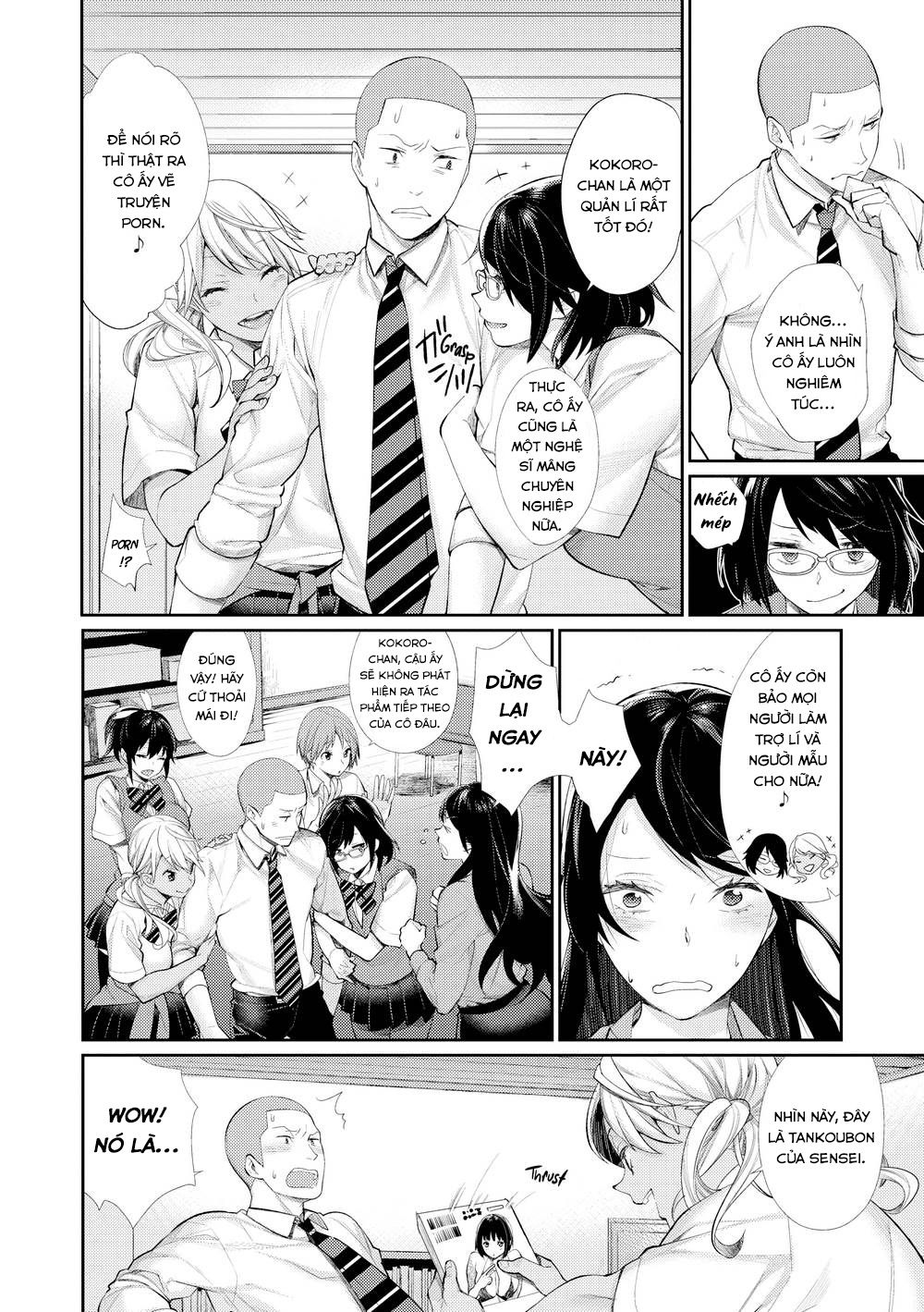 Đọc truyện hentai Lạc và CLB của những coi gái Otaku - Chap 3