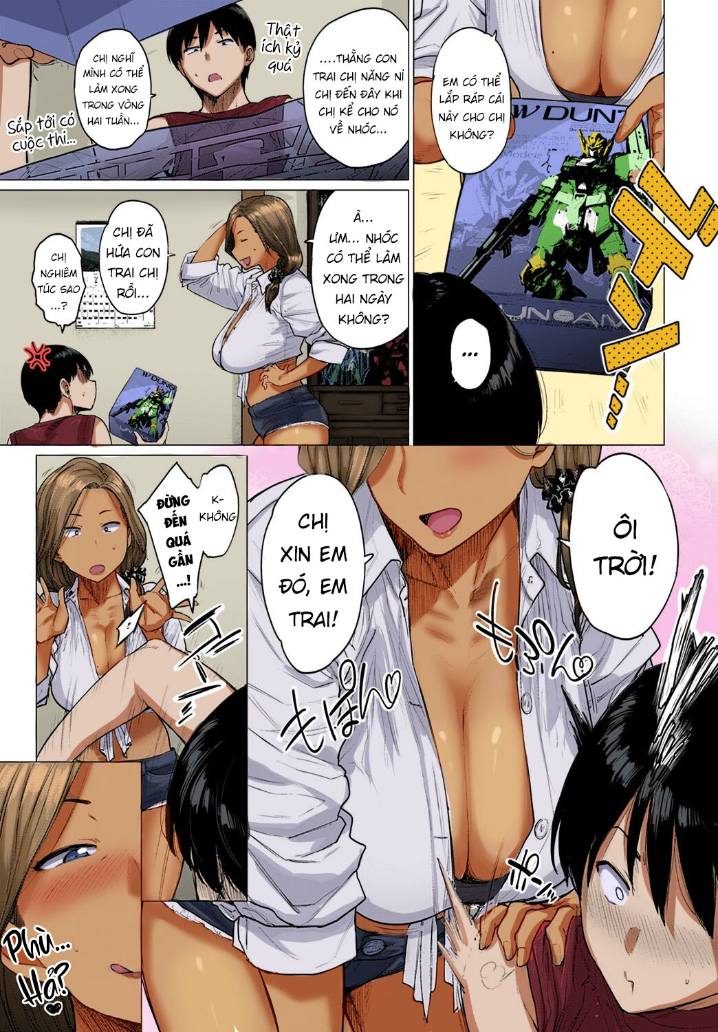 Đọc truyện hentai Người chị xa quê về chơi - Oneshot
