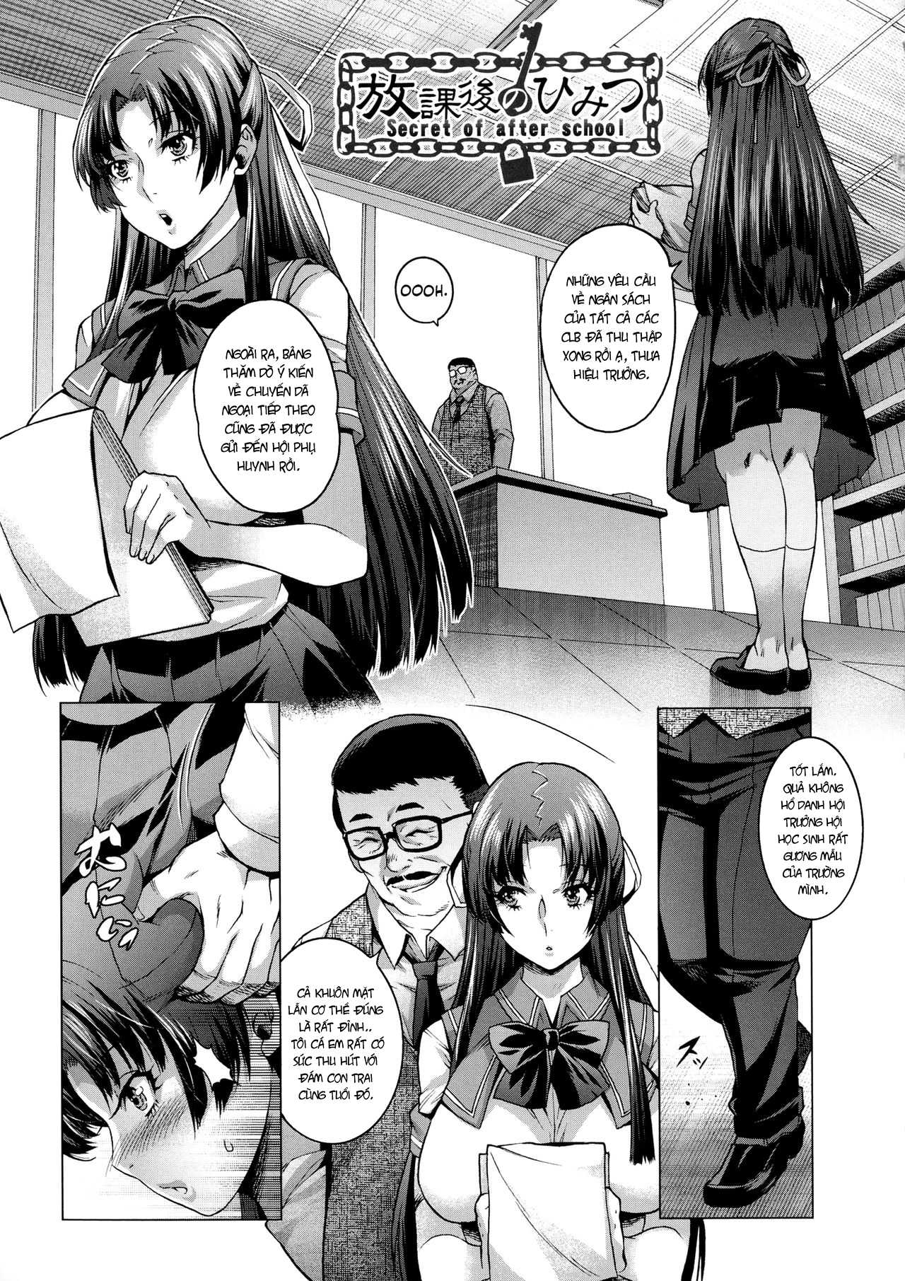 Đọc truyện hentai Thôi miên hội trưởng hội học sinh - Oneshot