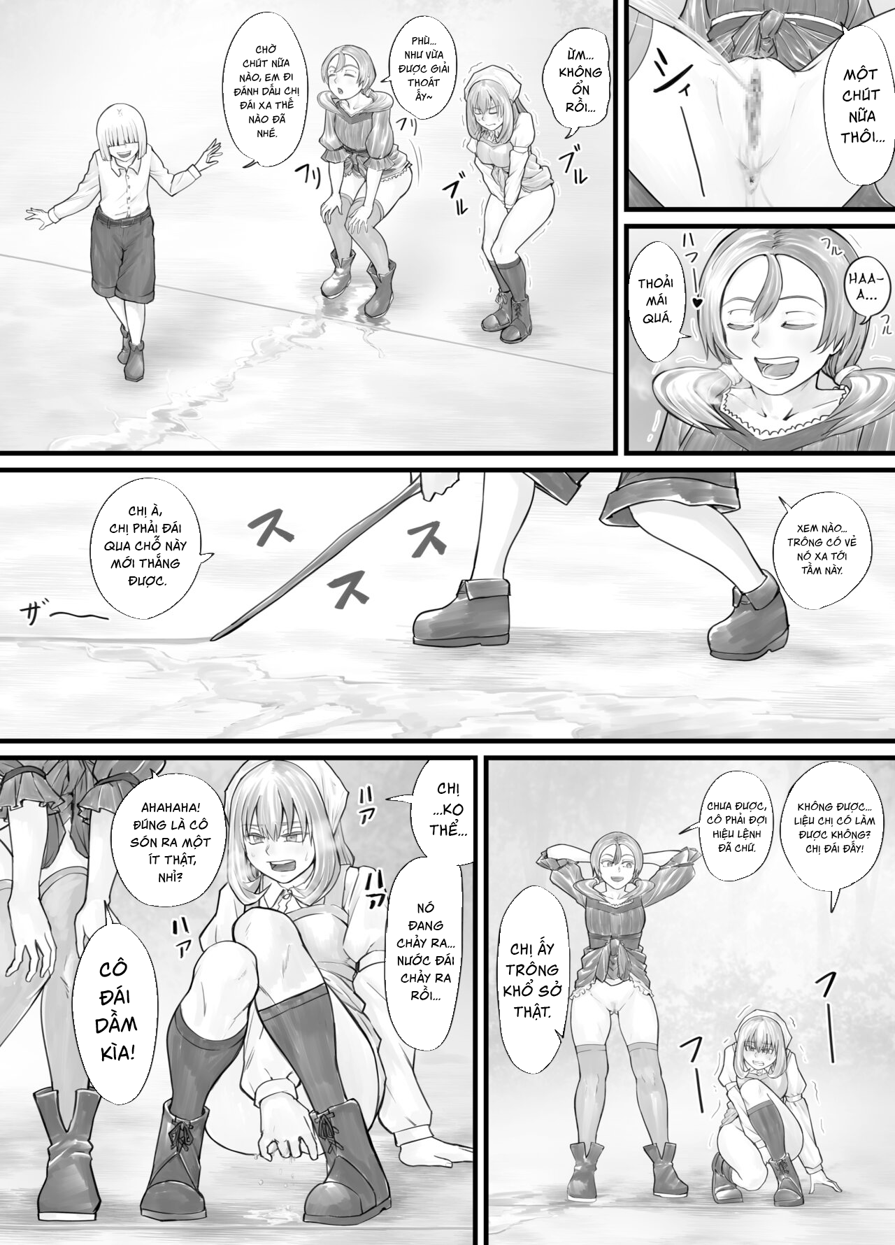 Đọc truyện hentai Manga nơi bạn có thể nhìn thấy cảnh mình tè lên chị gái mình - Chap 3 + 4 + 5