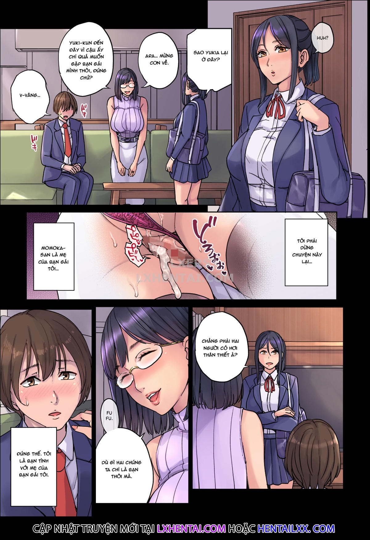 Đọc truyện hentai Kanojo no Mama wa Boku no SeFrie... - Oneshot - Có che