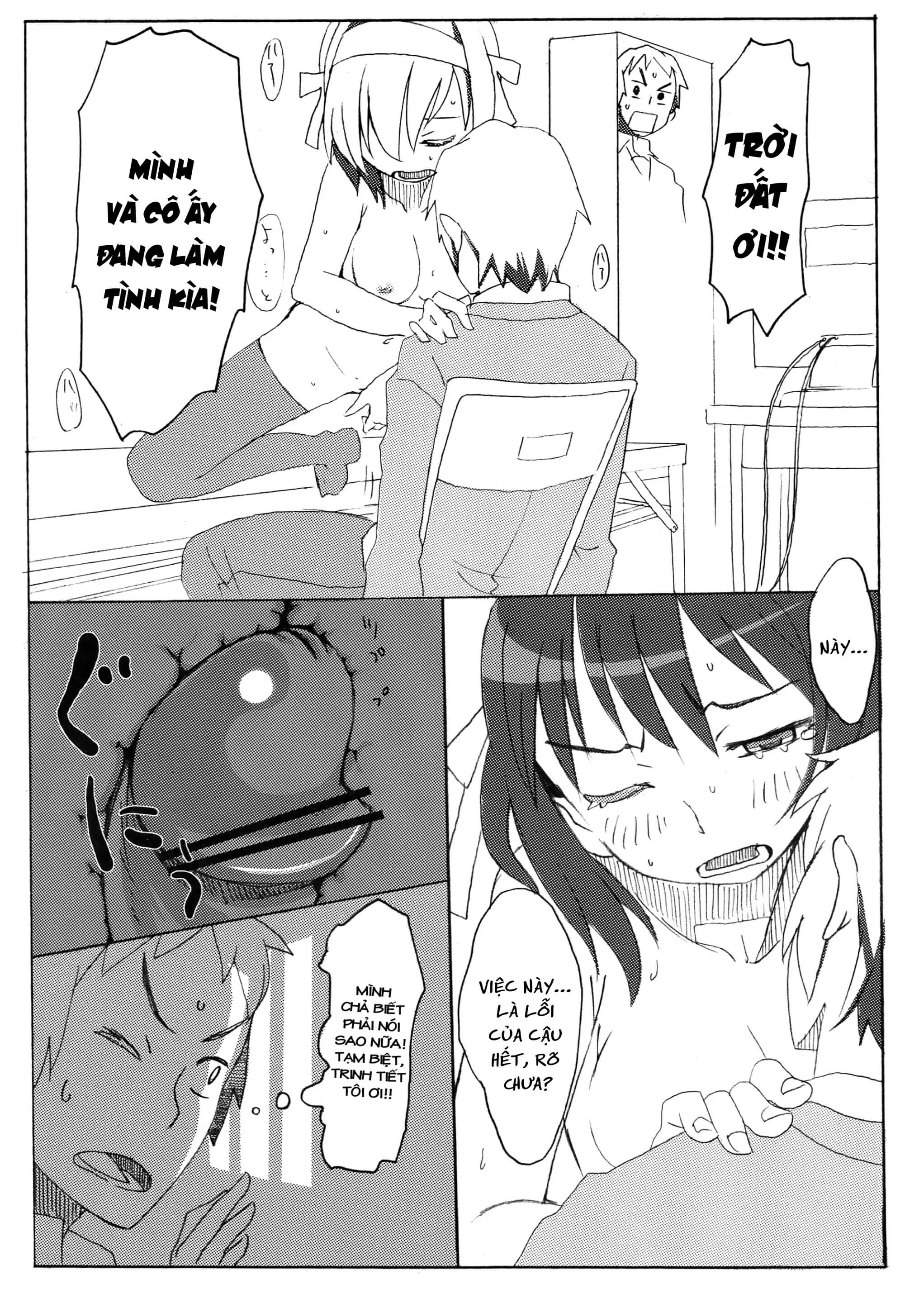 Đọc truyện hentai Cái thai của Suzumiya Haruhi - Oneshot