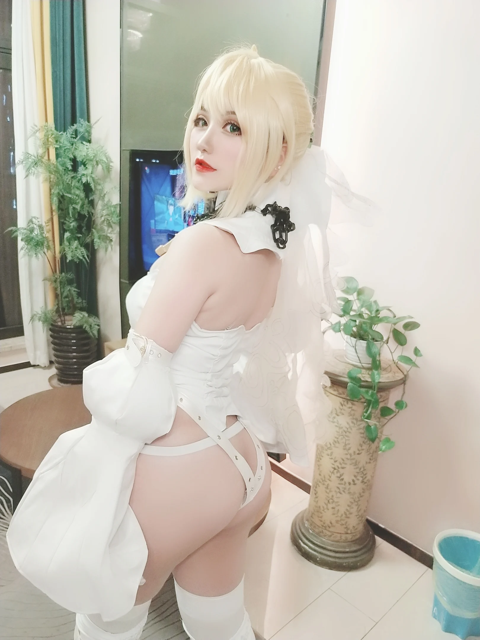 Đọc truyện hentai Tuyển tập Albums siêu phẩm Cosplay - Chap 446 - Summer Pigeon - Nero Bride