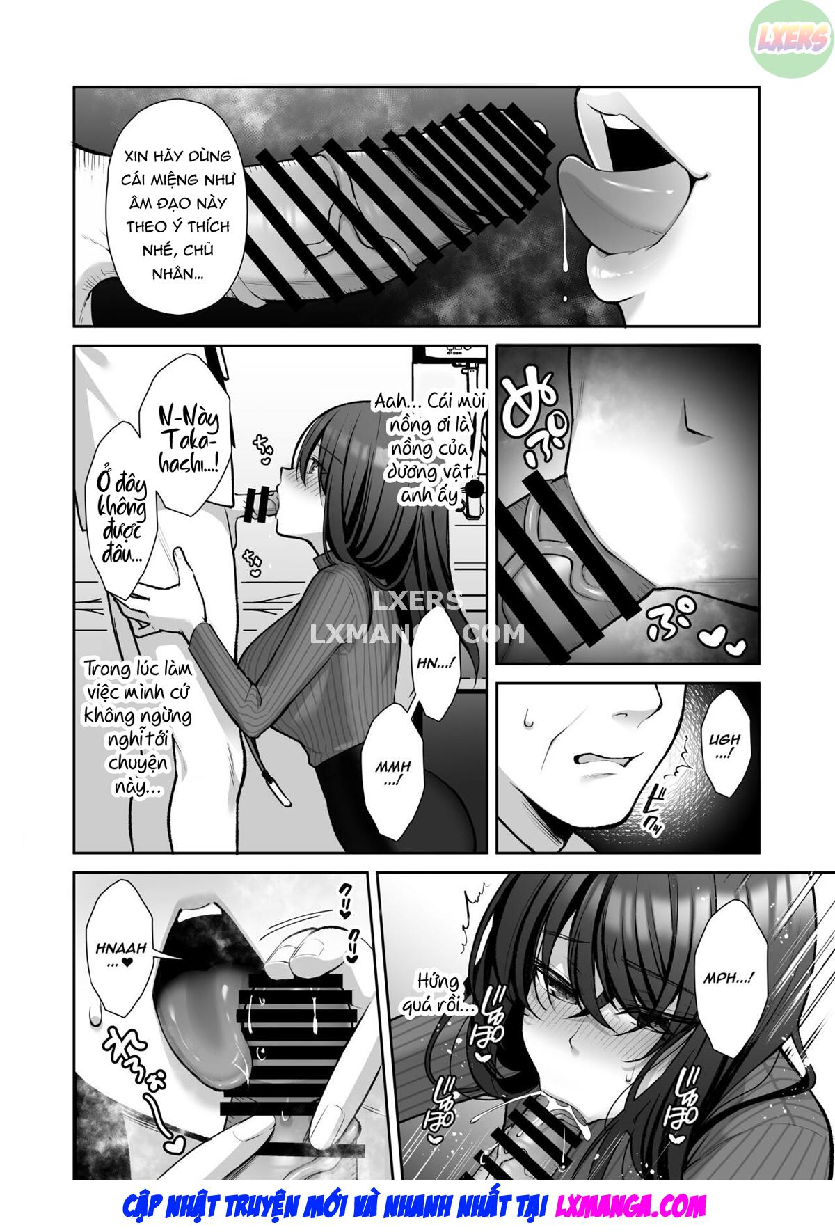 Đọc truyện hentai An Office Lady's Behind The Scenes Masochistic Onahole Training - Chap 2