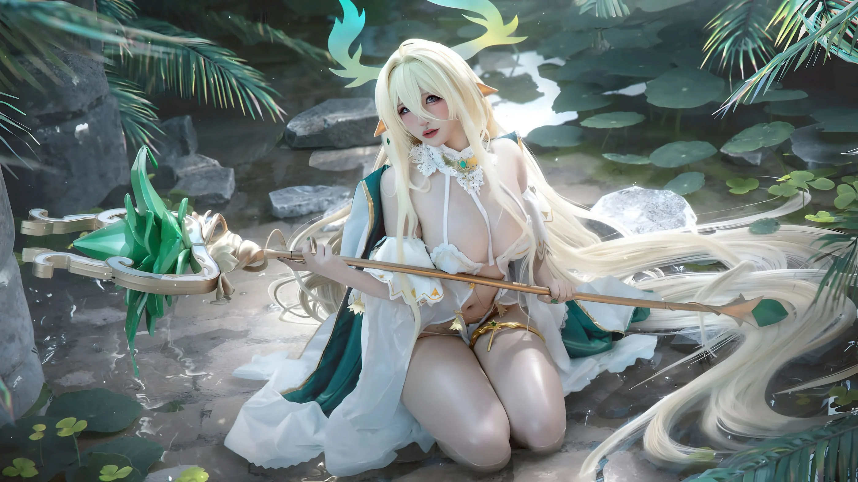 Đọc truyện hentai Tuyển tập Albums siêu phẩm Cosplay - Chap 1305 - Kaori - Golden Lion (Azur Lane)