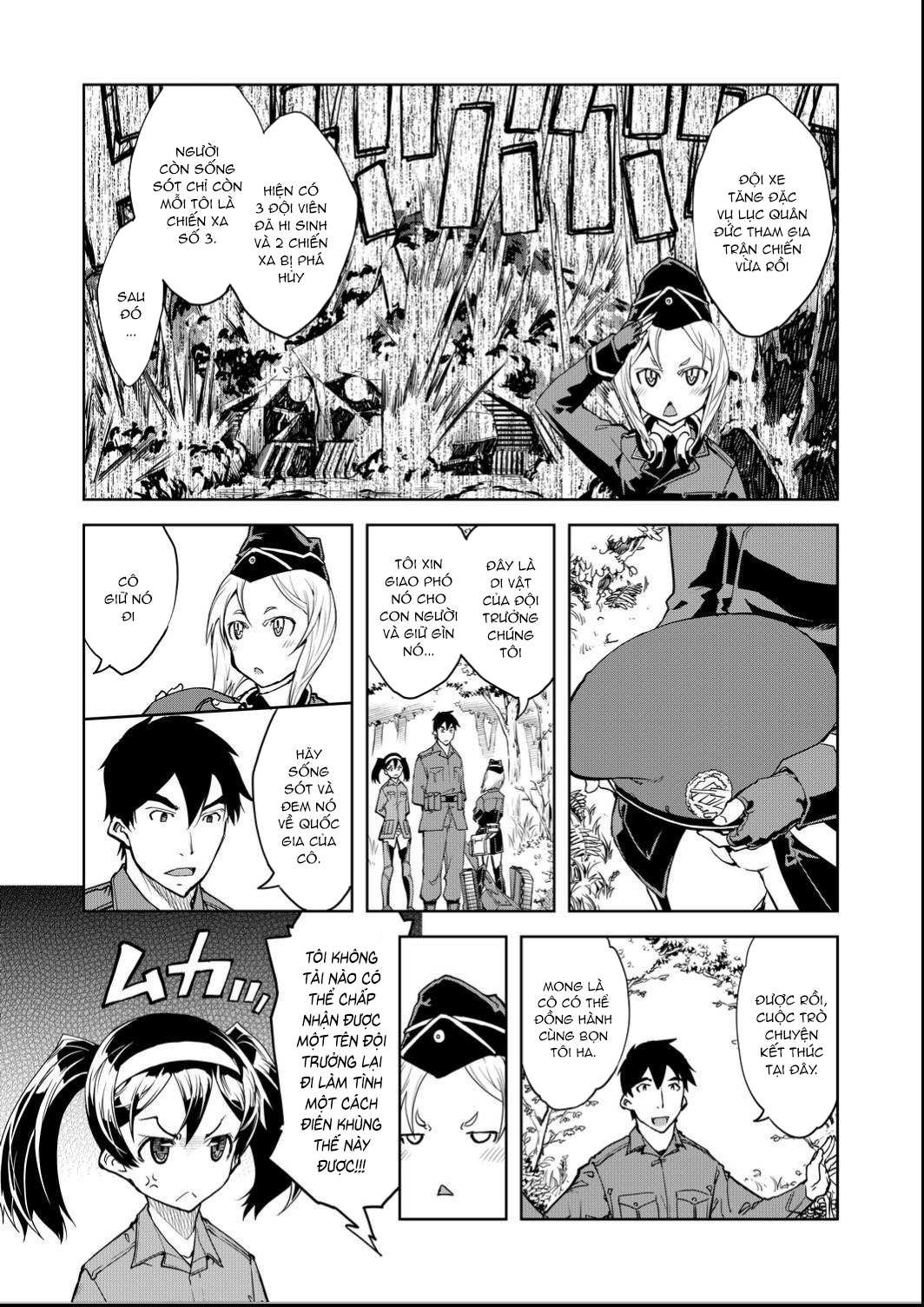 Đọc truyện hentai Những thiếu nữ chiến xa - Chiến tuyến số 2