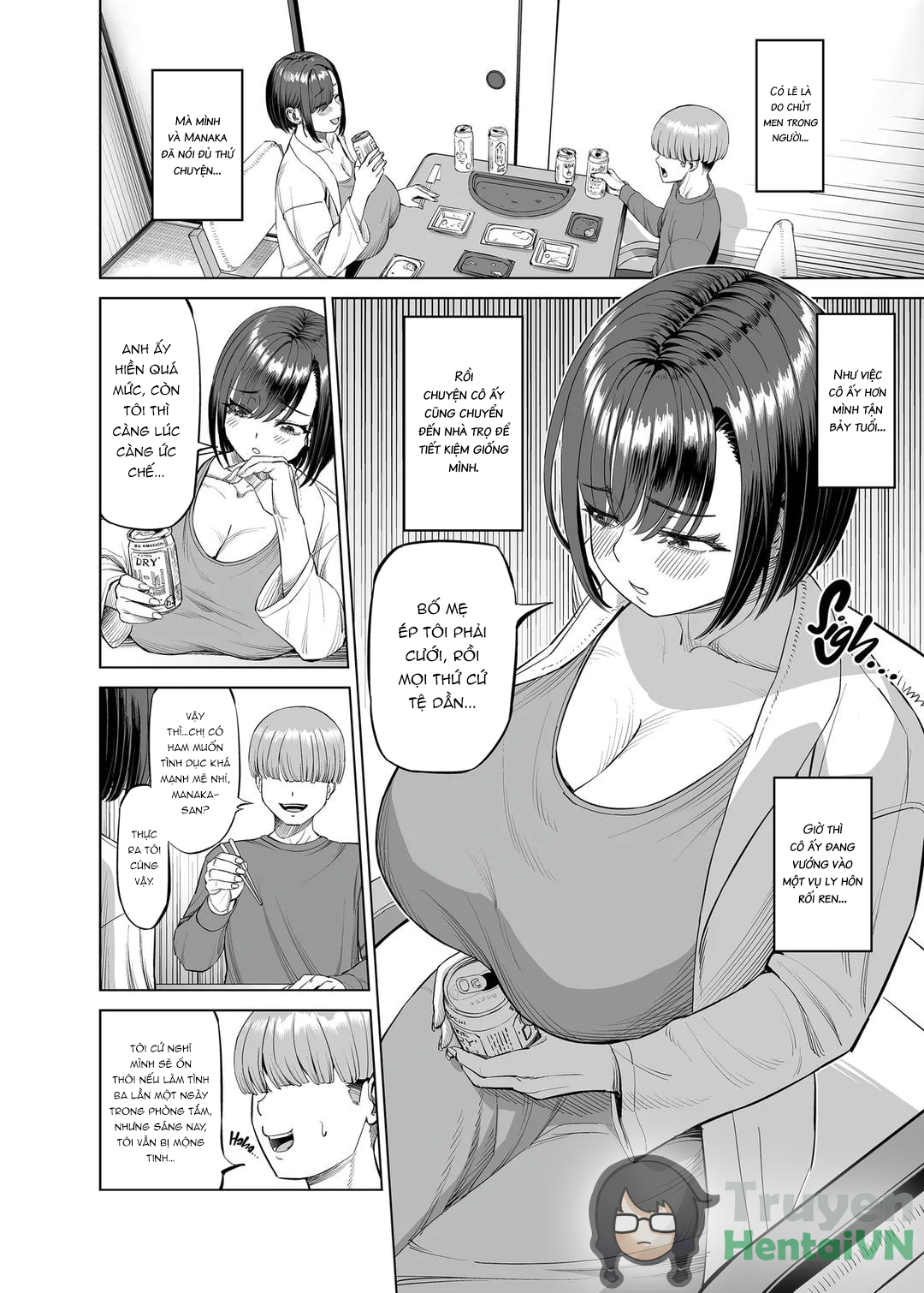 Đọc truyện hentai Yokkyuu Fuman na Share House no Juunin Otagai Seiyoku Tsuyoi node Souiu Kankei ni Nacchaimashou ka - Oneshot
