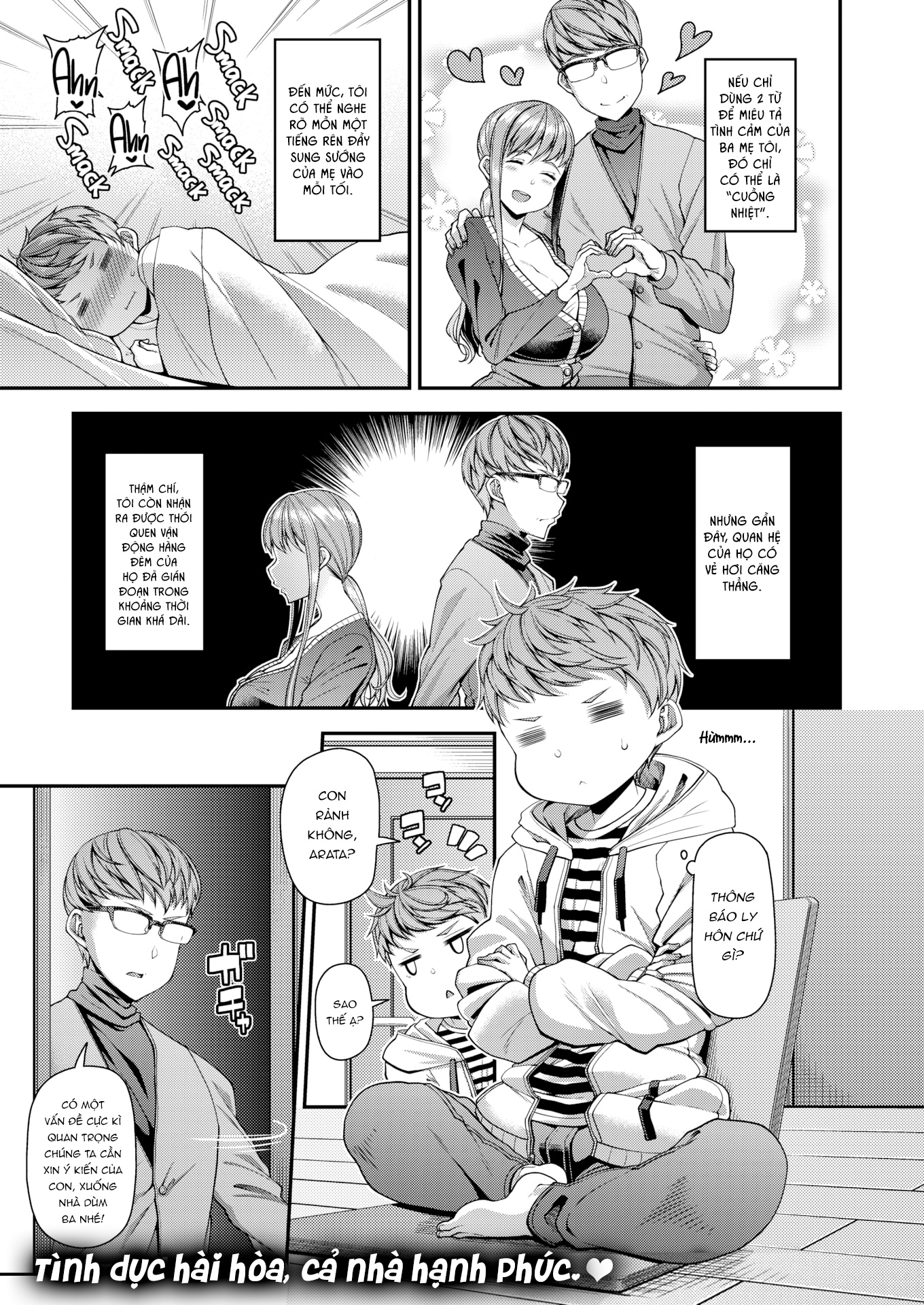 Đọc truyện hentai Vì ba, con học làm chồng của mẹ. - Oneshot