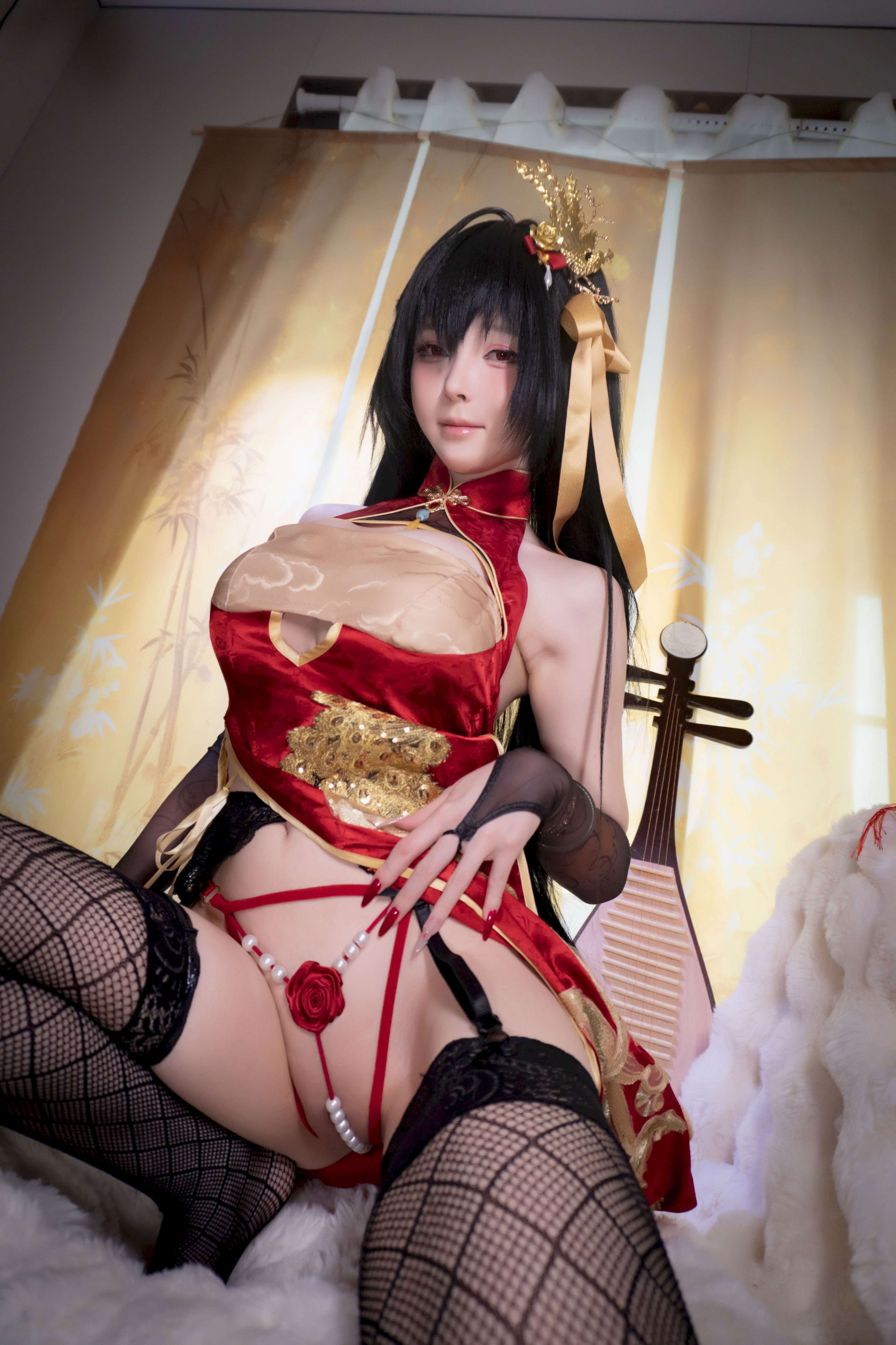 Đọc truyện hentai Tuyển tập Albums siêu phẩm Cosplay - Chap 1411 - Yi Xiaoyangze Dafeng Cheongsam