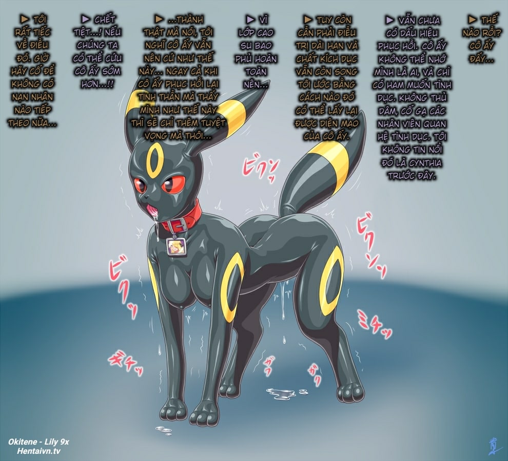 Đọc truyện hentai Cynthia → Umbreon Rubber Doll Kaizou - Oneshot