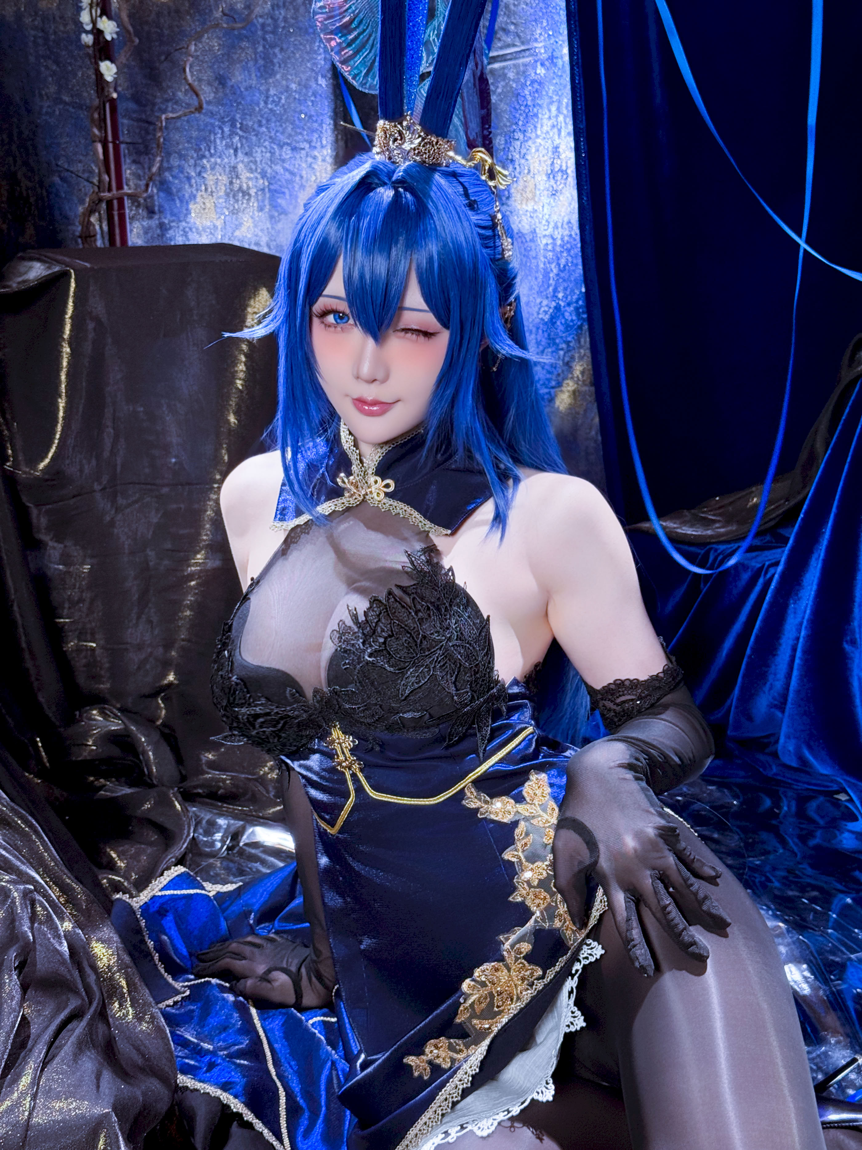 Đọc truyện hentai Tuyển tập Albums siêu phẩm Cosplay - Chap 1251 - Star's Lingering - Azur Lane, New Jersey