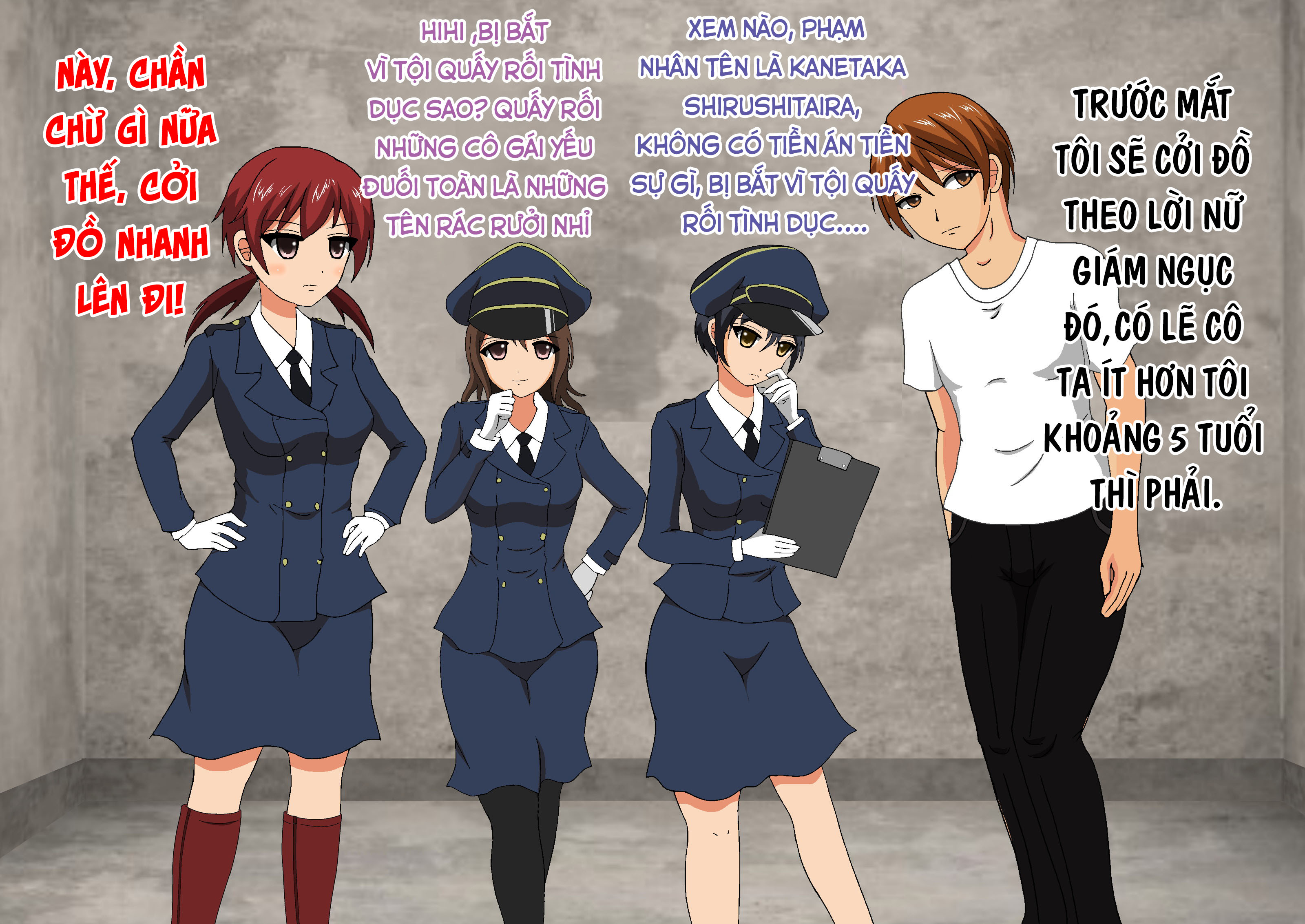 Đọc truyện hentai Nhà tù nơi tôi bị giam vì tội oan có đầy những nữ cai ngục tàn bạo - Chap 1