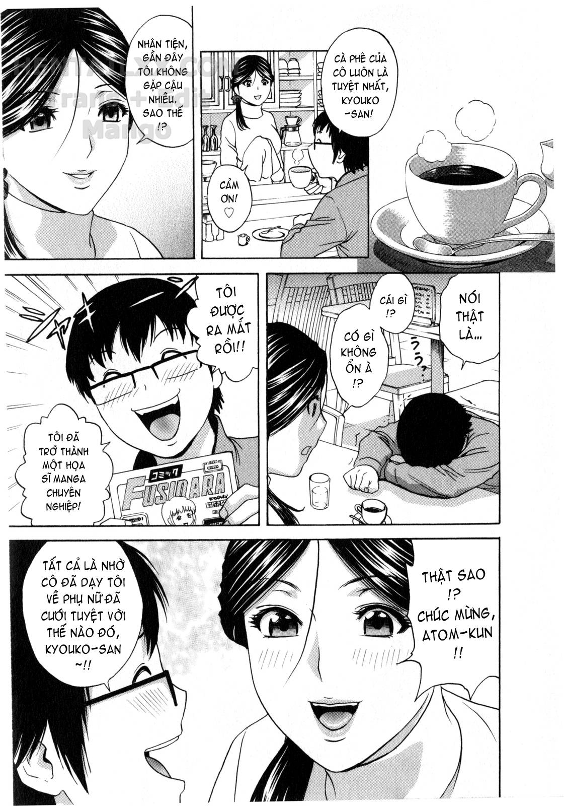 Đọc truyện hentai Life With Married Women Just Like A Manga - Chap 13